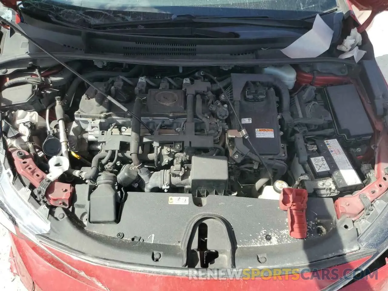 11 fotografías del automóvil dañado JTDEAMDEXMJ009238 TOYOTA COROLLA 2021