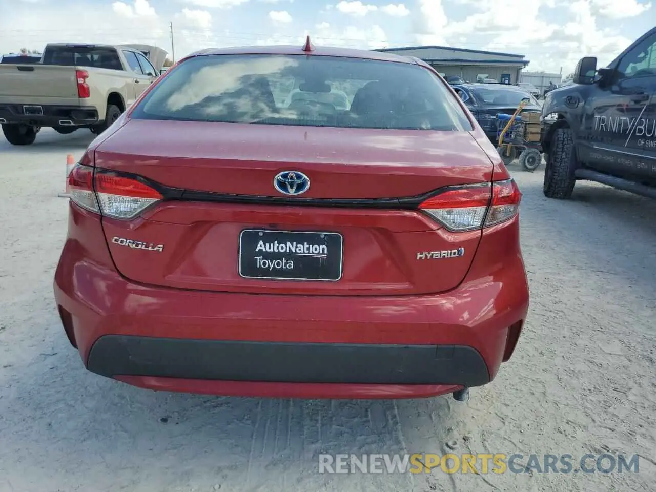 6 fotografías del automóvil dañado JTDEAMDEXMJ009238 TOYOTA COROLLA 2021