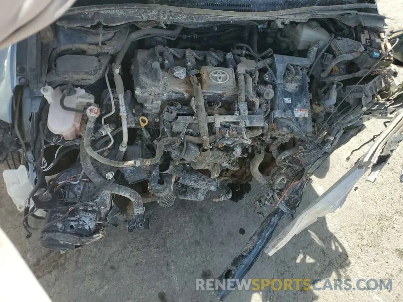 11 fotografías del automóvil dañado JTDEAMDEXMJ010552 TOYOTA COROLLA 2021