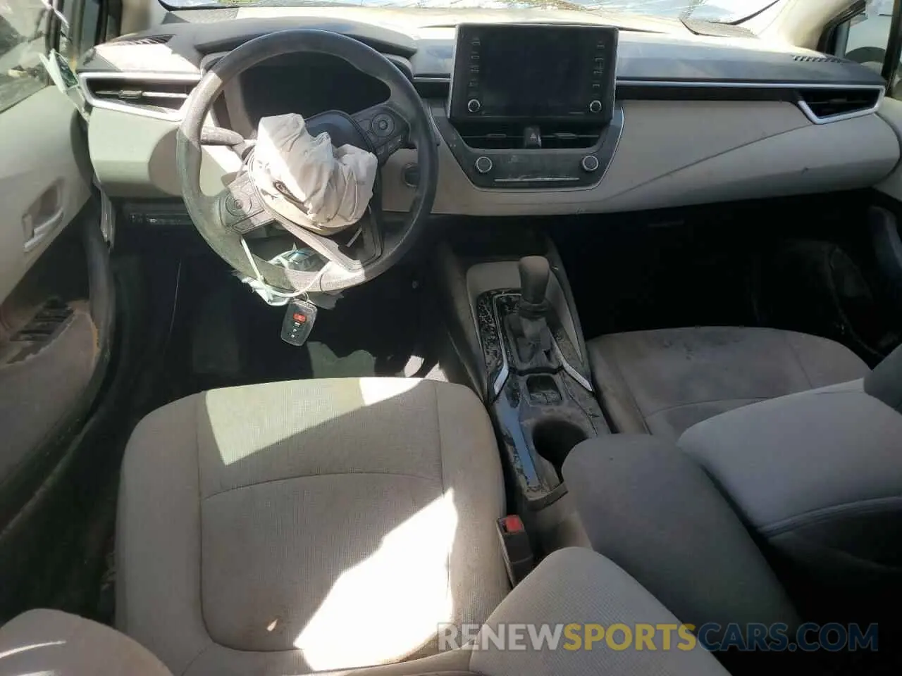 8 fotografías del automóvil dañado JTDEAMDEXMJ010552 TOYOTA COROLLA 2021