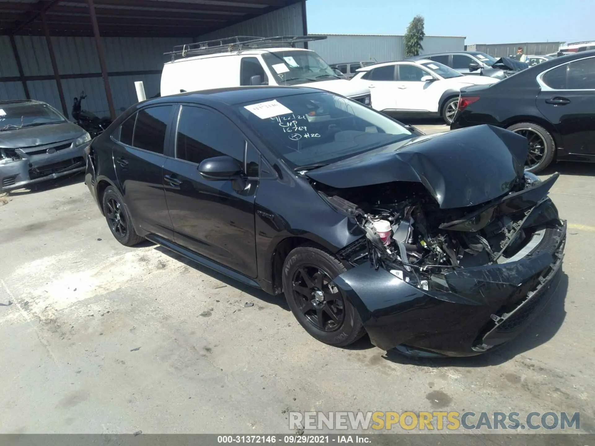 1 fotografías del automóvil dañado JTDEAMDEXMJ016769 TOYOTA COROLLA 2021