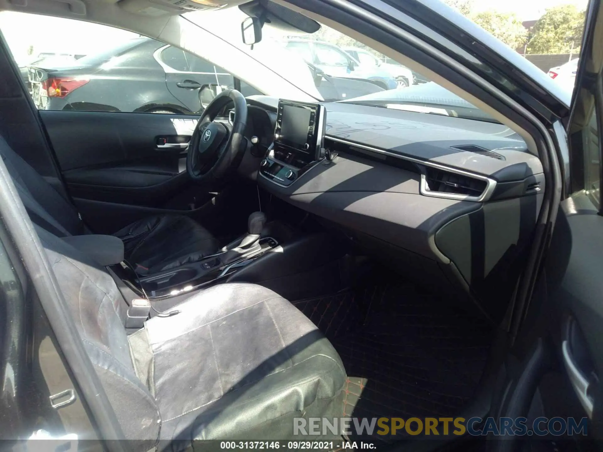 5 fotografías del automóvil dañado JTDEAMDEXMJ016769 TOYOTA COROLLA 2021