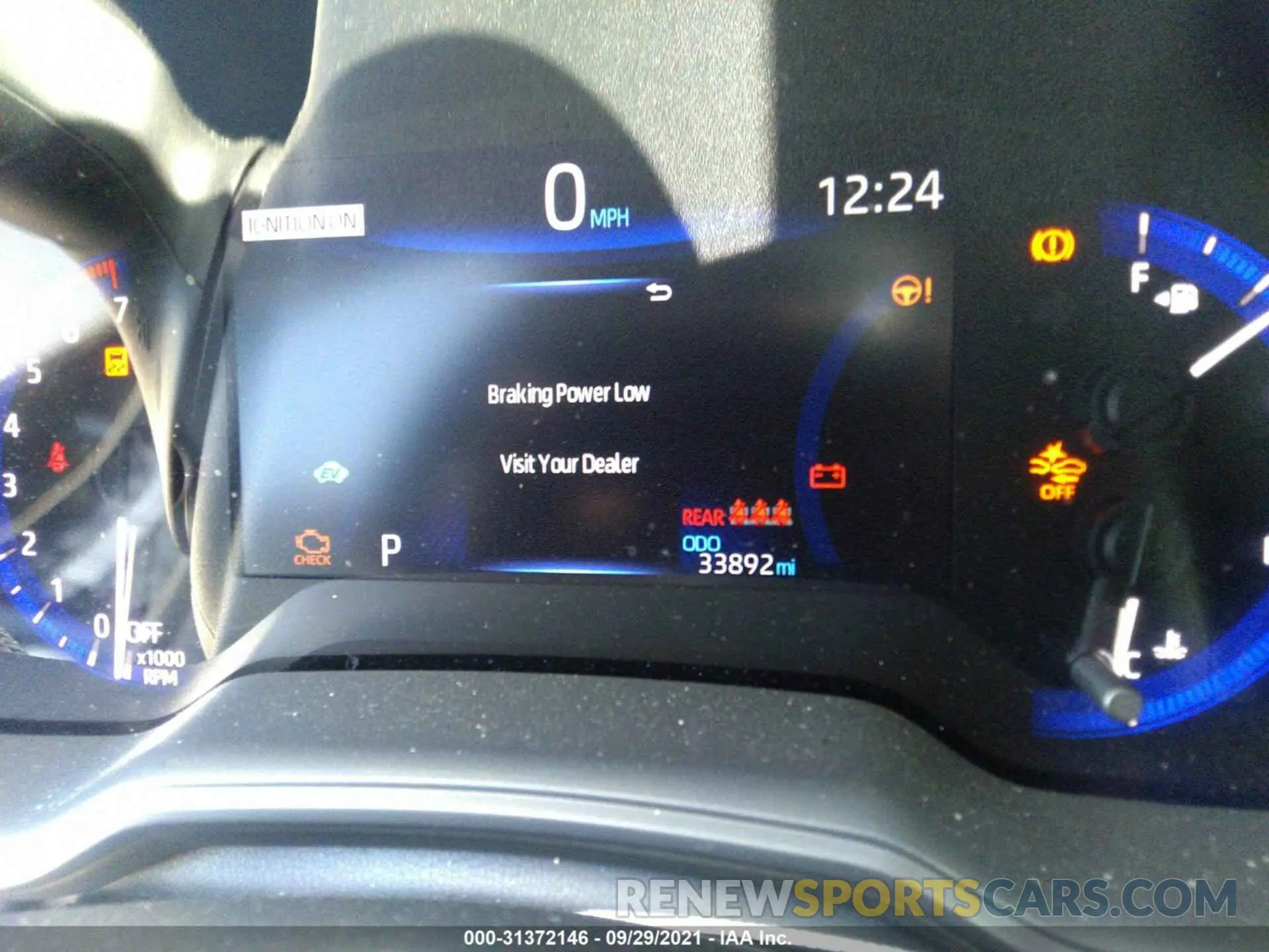 7 fotografías del automóvil dañado JTDEAMDEXMJ016769 TOYOTA COROLLA 2021
