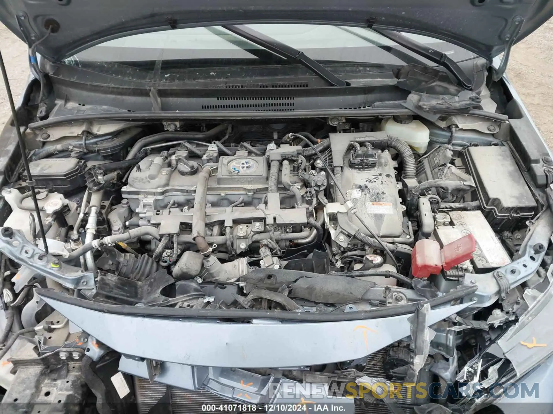 10 fotografías del automóvil dañado JTDEAMDEXMJ022054 TOYOTA COROLLA 2021