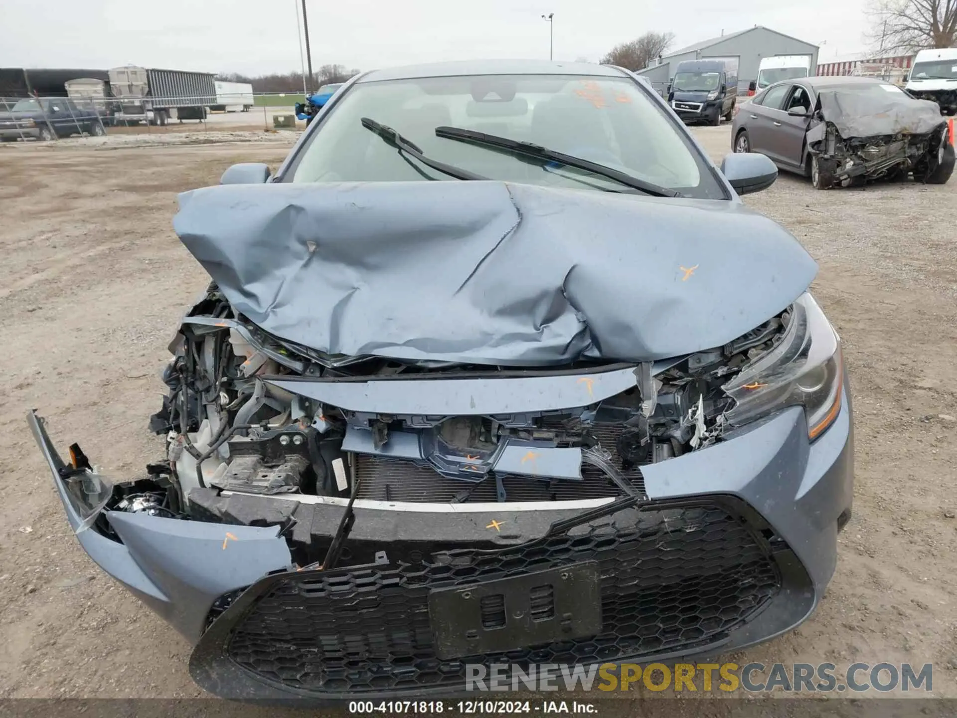 12 fotografías del automóvil dañado JTDEAMDEXMJ022054 TOYOTA COROLLA 2021