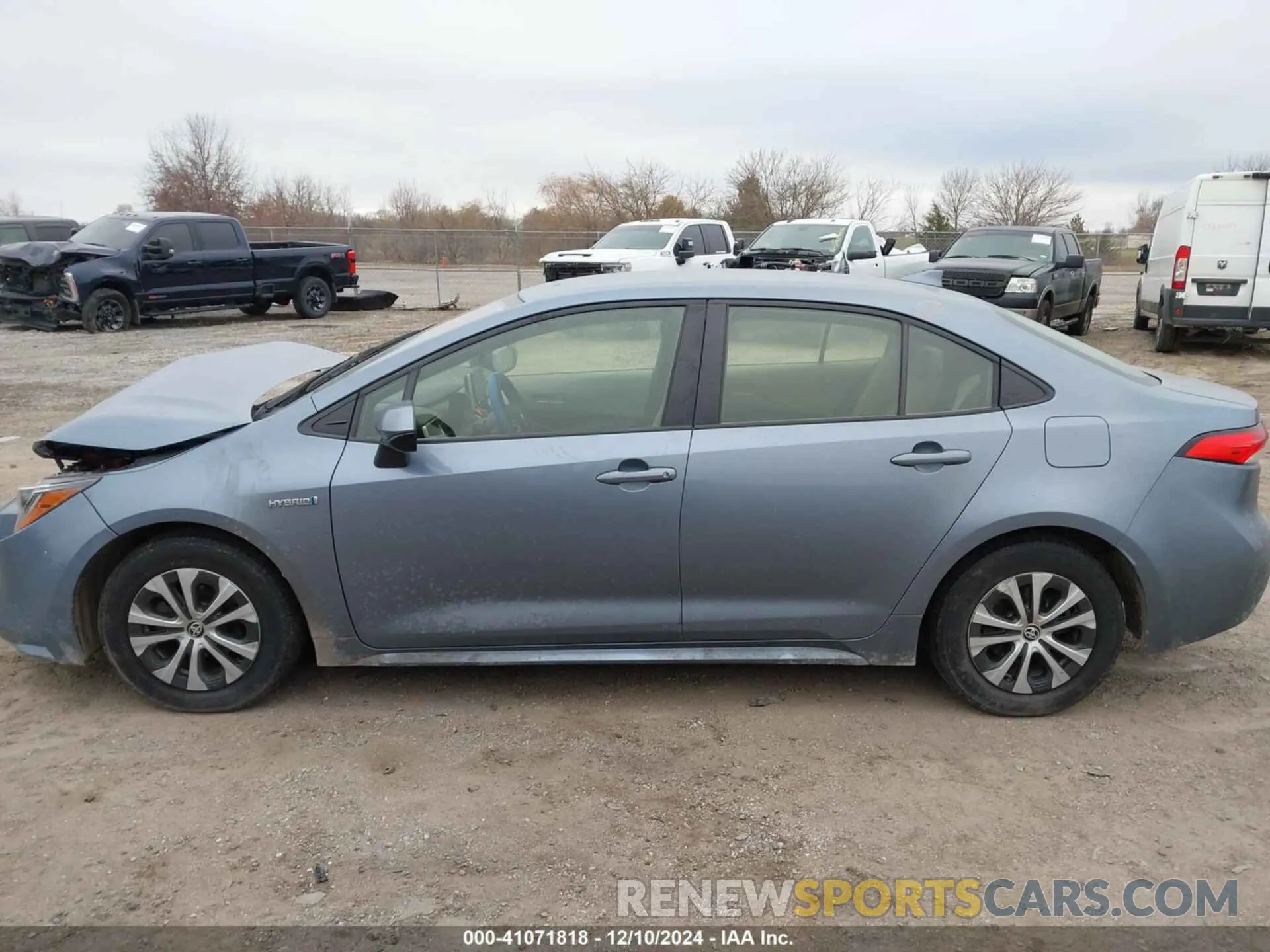 14 fotografías del automóvil dañado JTDEAMDEXMJ022054 TOYOTA COROLLA 2021