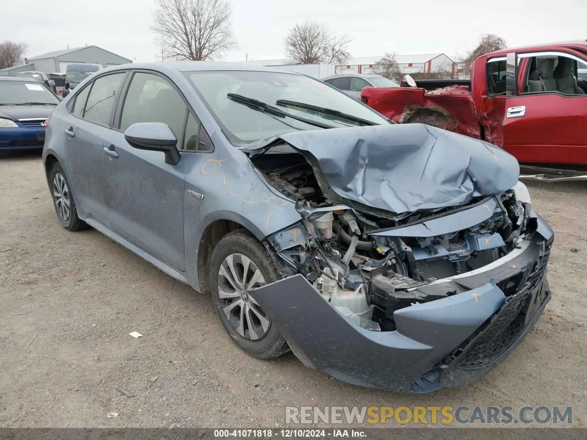 6 fotografías del automóvil dañado JTDEAMDEXMJ022054 TOYOTA COROLLA 2021