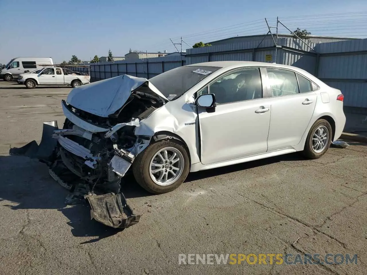 1 fotografías del automóvil dañado JTDEAMDEXMJ026945 TOYOTA COROLLA 2021