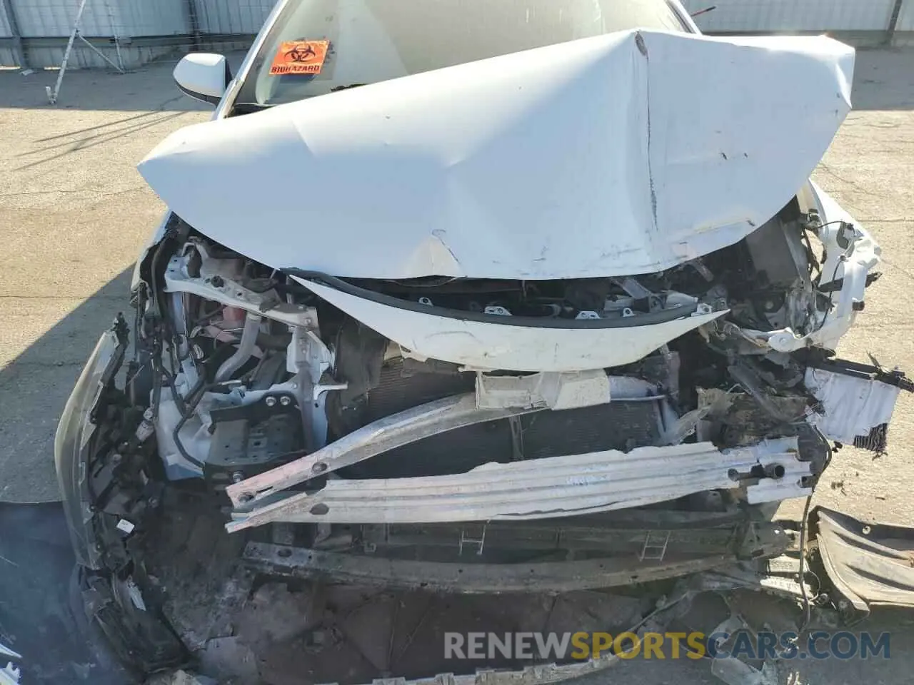 11 fotografías del automóvil dañado JTDEAMDEXMJ026945 TOYOTA COROLLA 2021