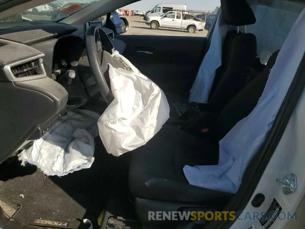 7 fotografías del automóvil dañado JTDEAMDEXMJ026945 TOYOTA COROLLA 2021