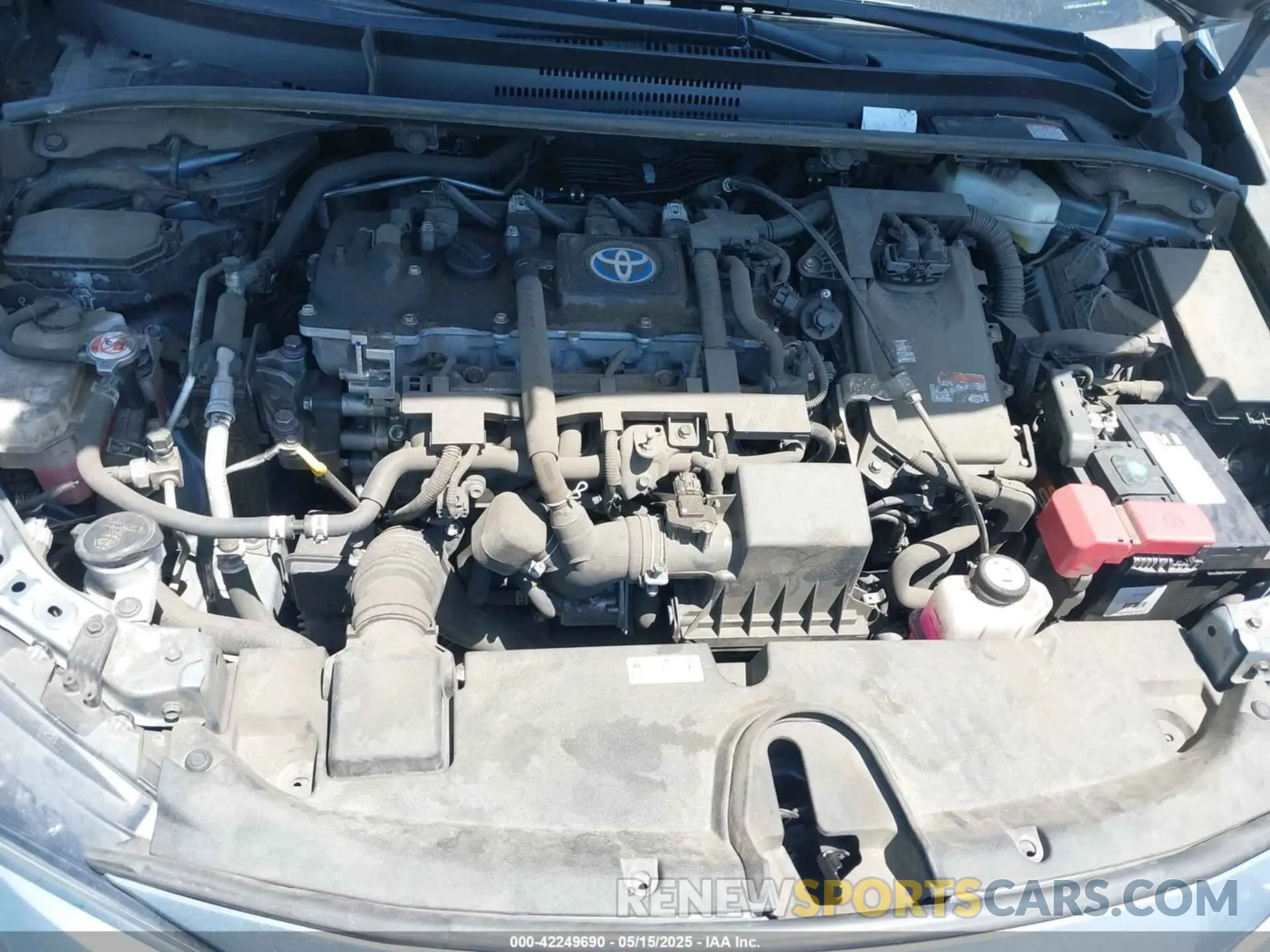 10 fotografías del automóvil dañado JTDEAMDEXMJ027822 TOYOTA COROLLA 2021