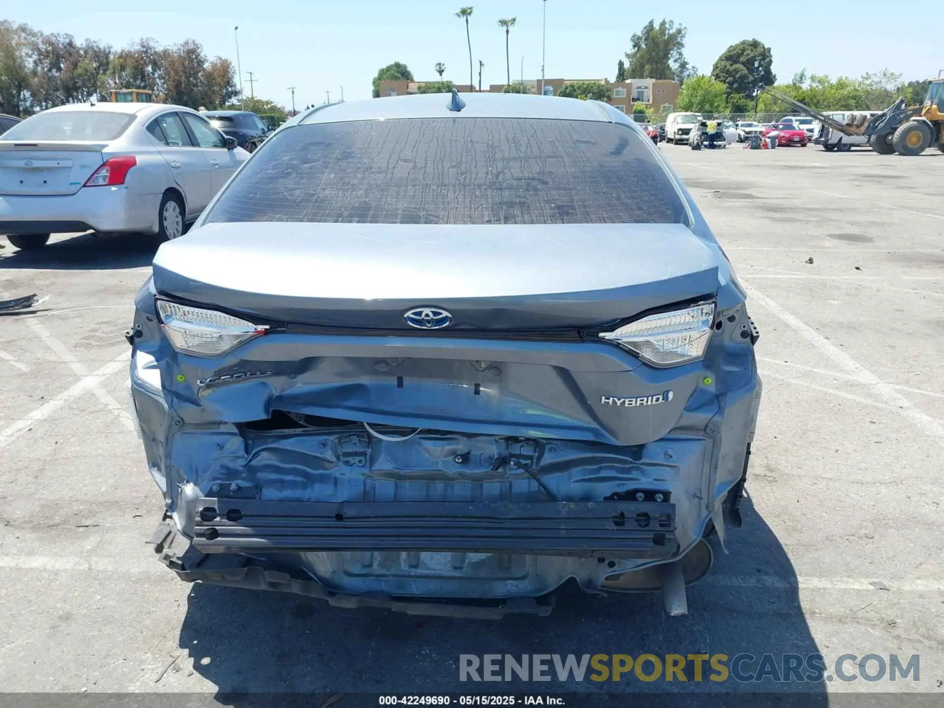 6 fotografías del automóvil dañado JTDEAMDEXMJ027822 TOYOTA COROLLA 2021