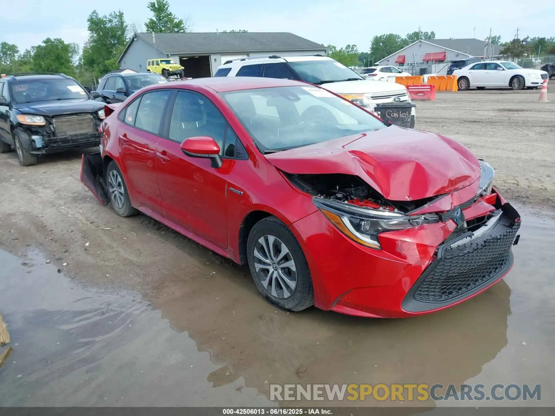 1 fotografías del automóvil dañado JTDEAMDEXMJ033118 TOYOTA COROLLA 2021