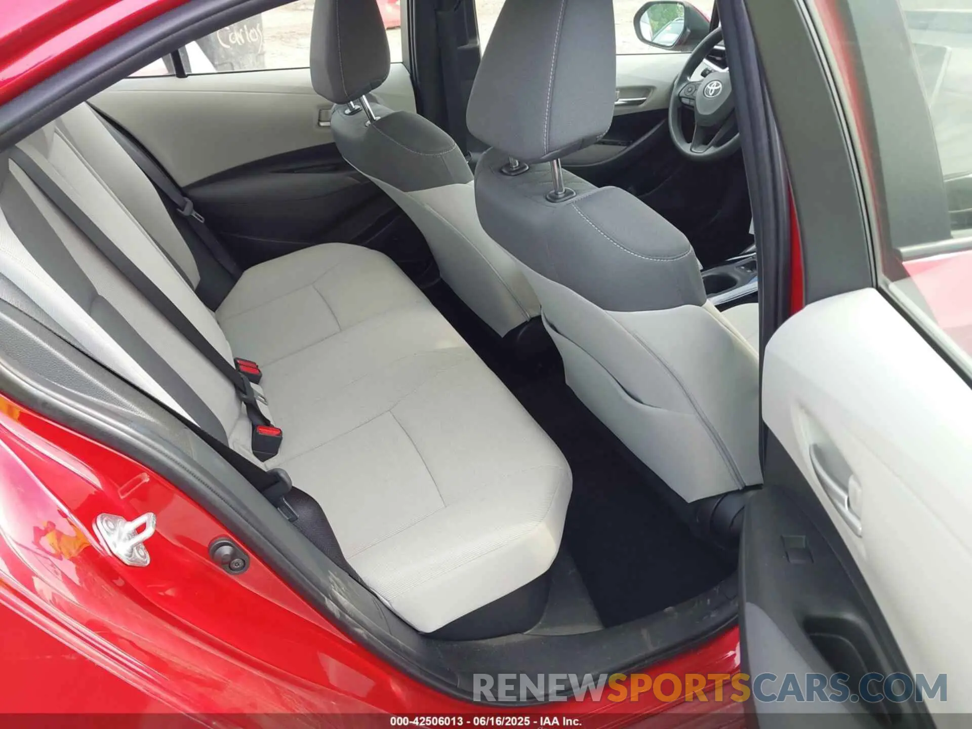 8 fotografías del automóvil dañado JTDEAMDEXMJ033118 TOYOTA COROLLA 2021