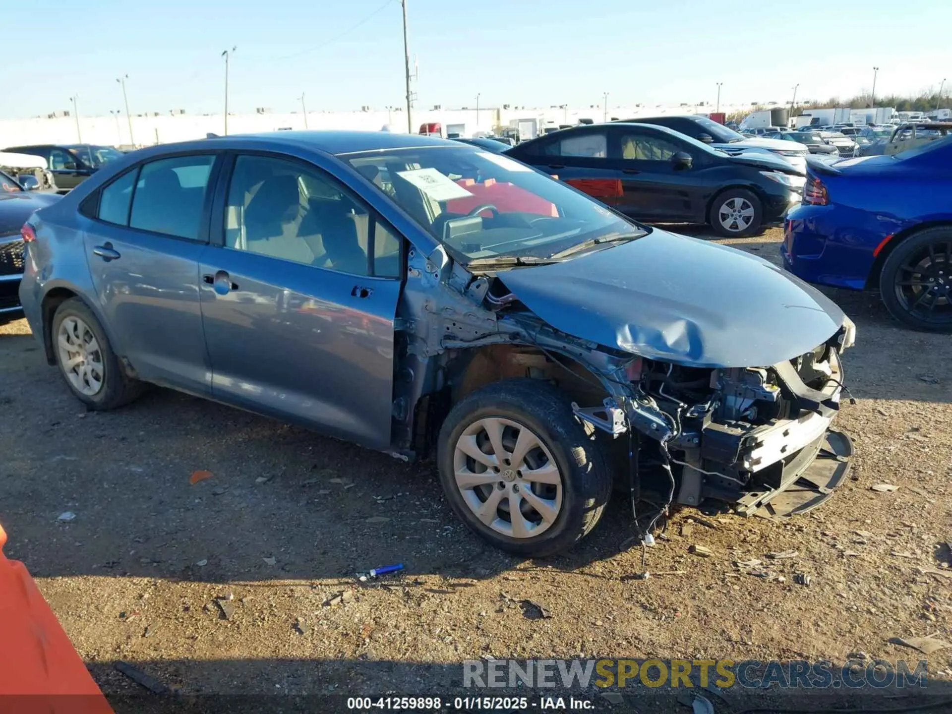 1 fotografías del automóvil dañado JTDEPMAE0MJ117774 TOYOTA COROLLA 2021
