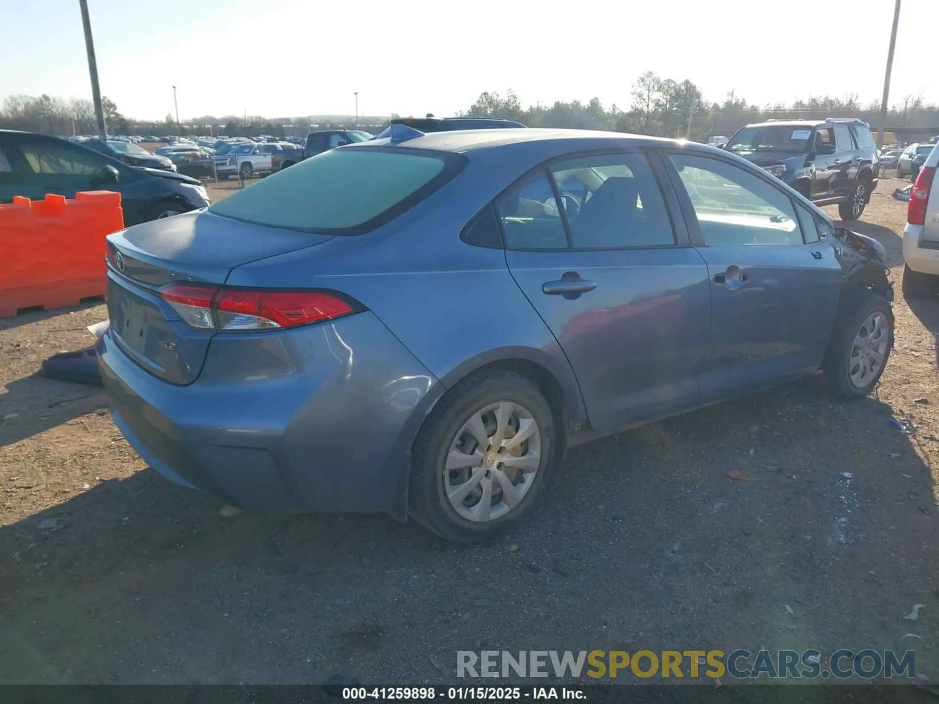 4 fotografías del automóvil dañado JTDEPMAE0MJ117774 TOYOTA COROLLA 2021