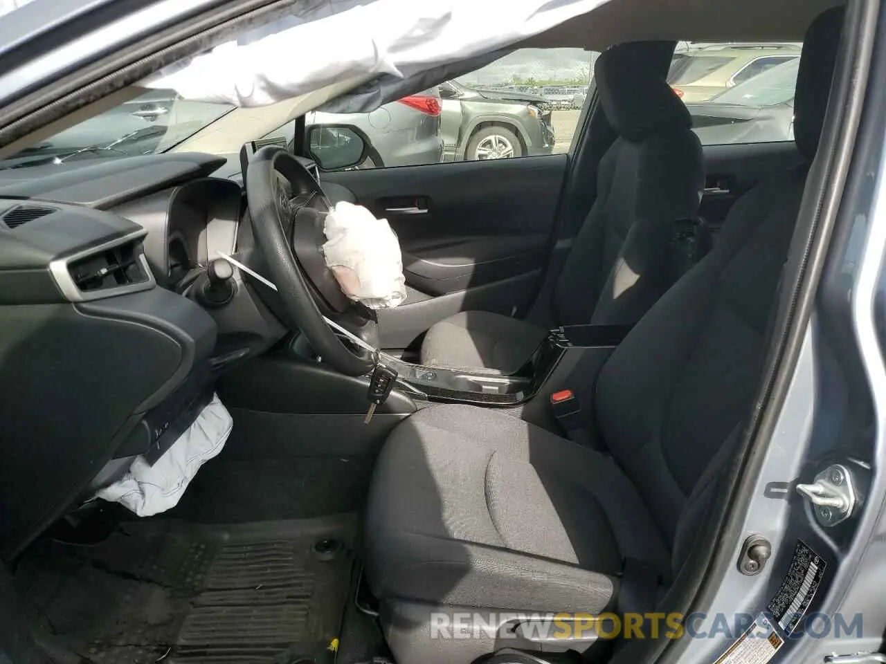 7 fotografías del automóvil dañado JTDEPMAE0MJ118407 TOYOTA COROLLA 2021