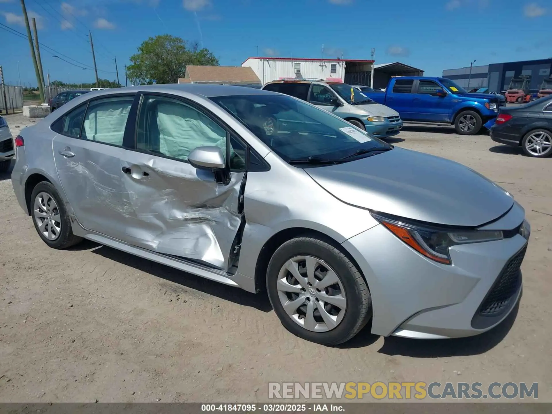 1 fotografías del automóvil dañado JTDEPMAE0MJ119069 TOYOTA COROLLA 2021