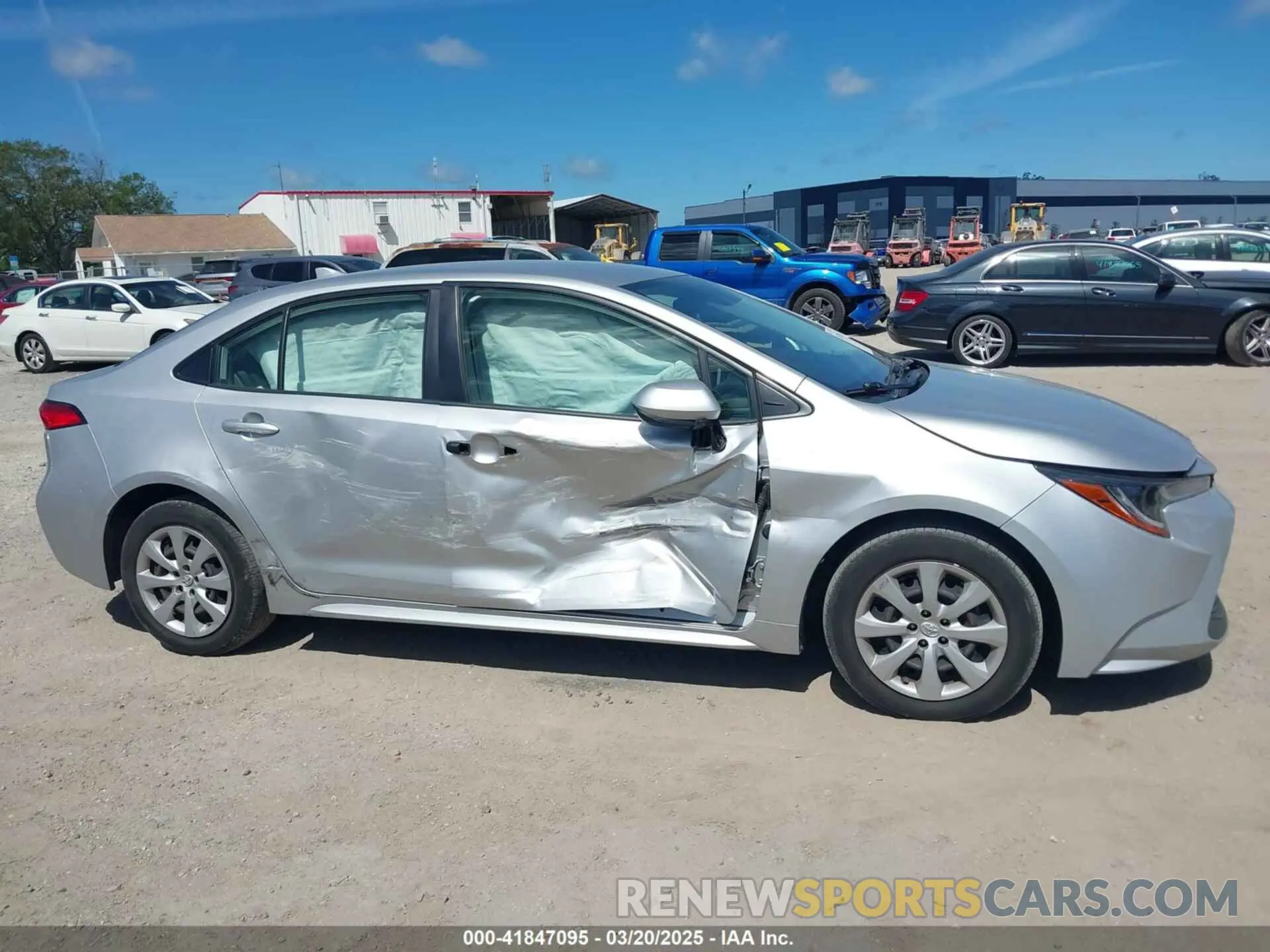 13 fotografías del automóvil dañado JTDEPMAE0MJ119069 TOYOTA COROLLA 2021