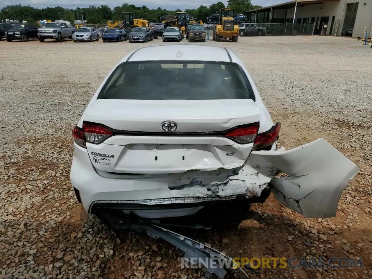 6 fotografías del automóvil dañado JTDEPMAE0MJ120576 TOYOTA COROLLA 2021