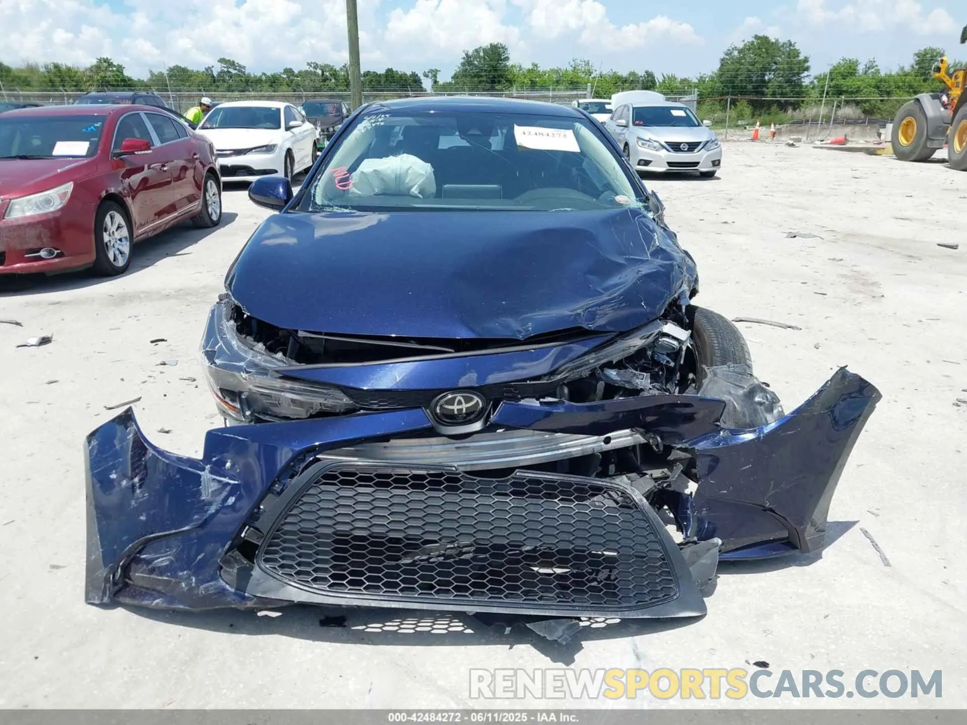 12 fotografías del automóvil dañado JTDEPMAE0MJ127754 TOYOTA COROLLA 2021
