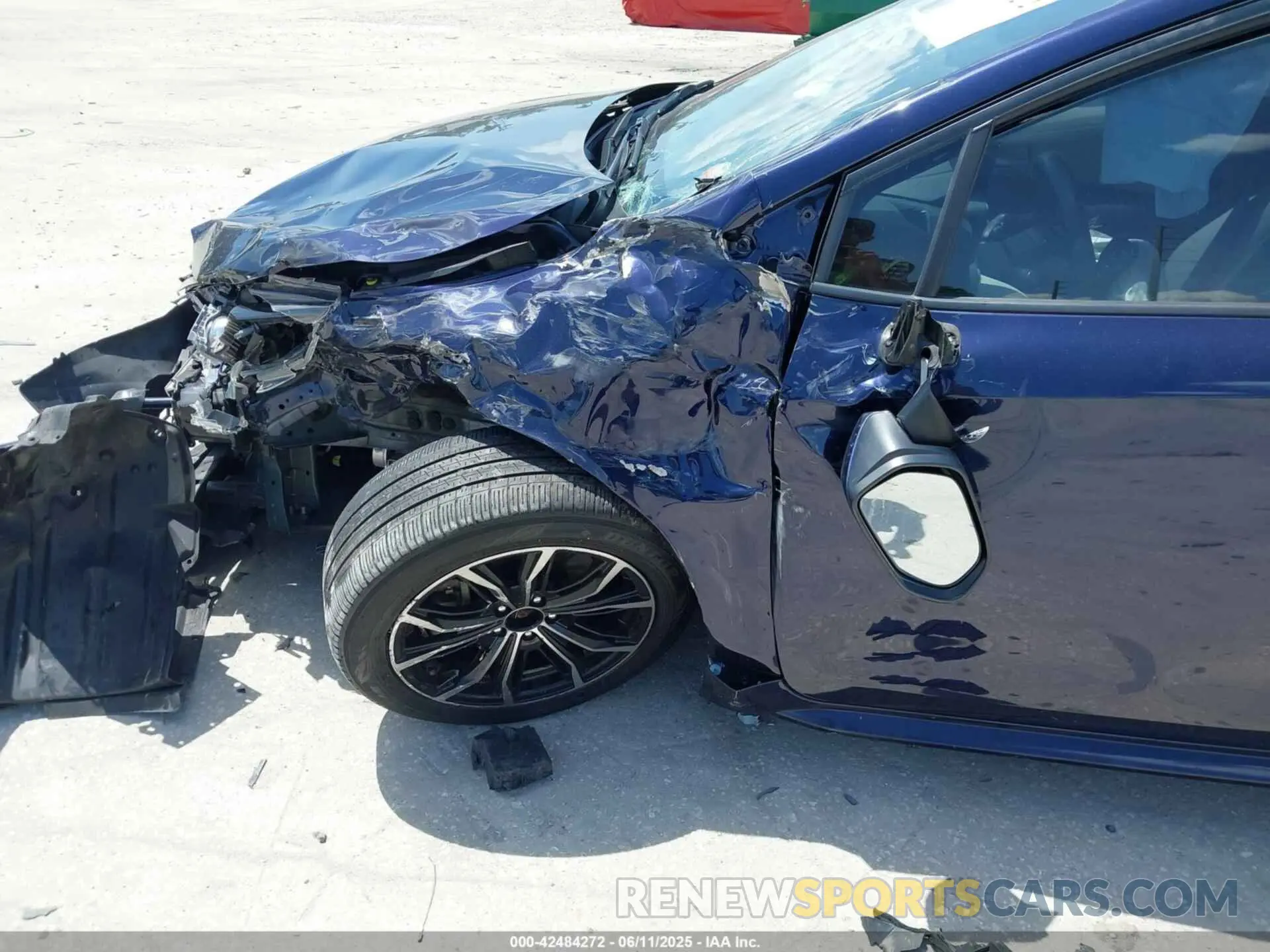 19 fotografías del automóvil dañado JTDEPMAE0MJ127754 TOYOTA COROLLA 2021