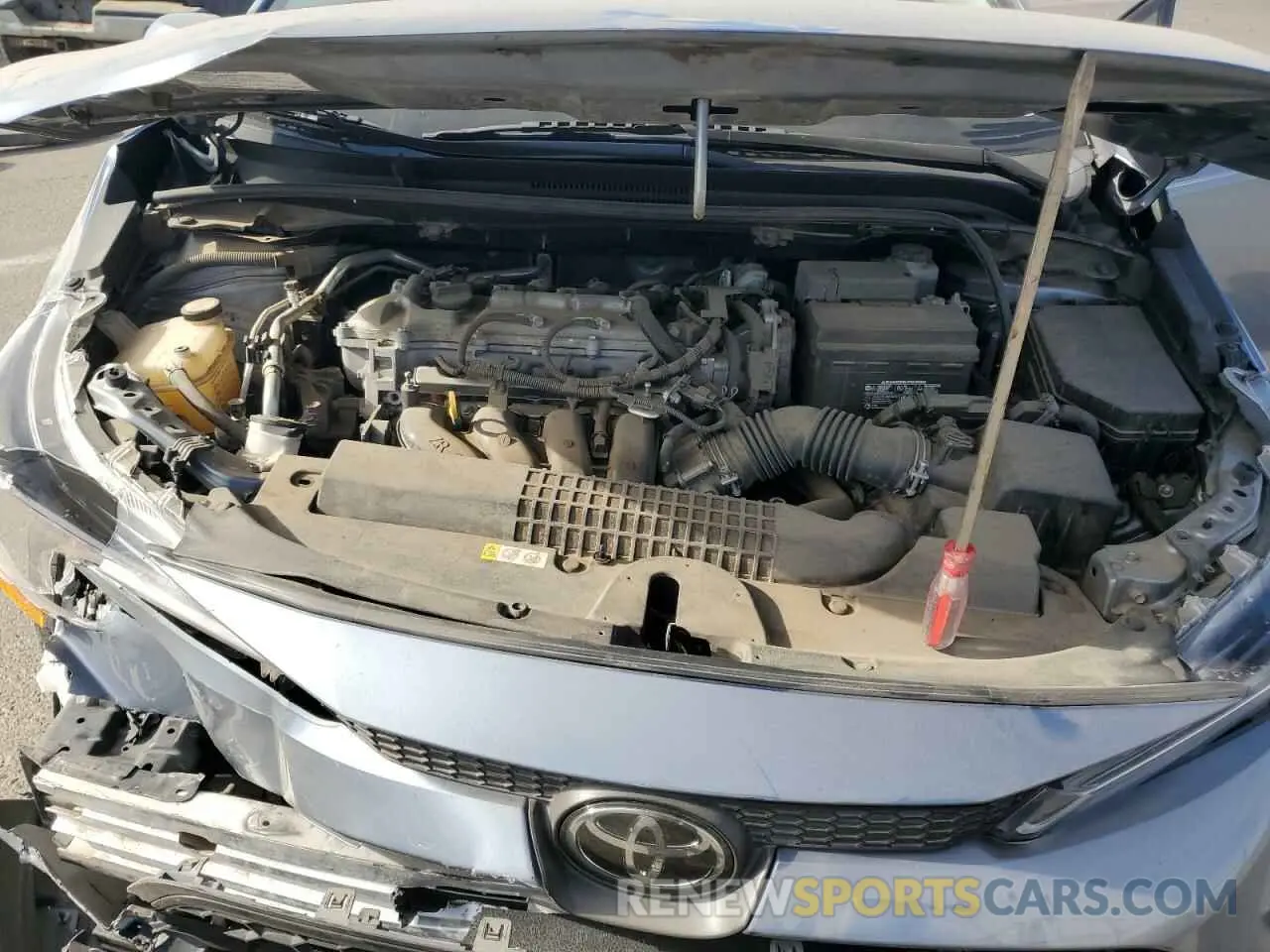 11 fotografías del automóvil dañado JTDEPMAE0MJ127978 TOYOTA COROLLA 2021