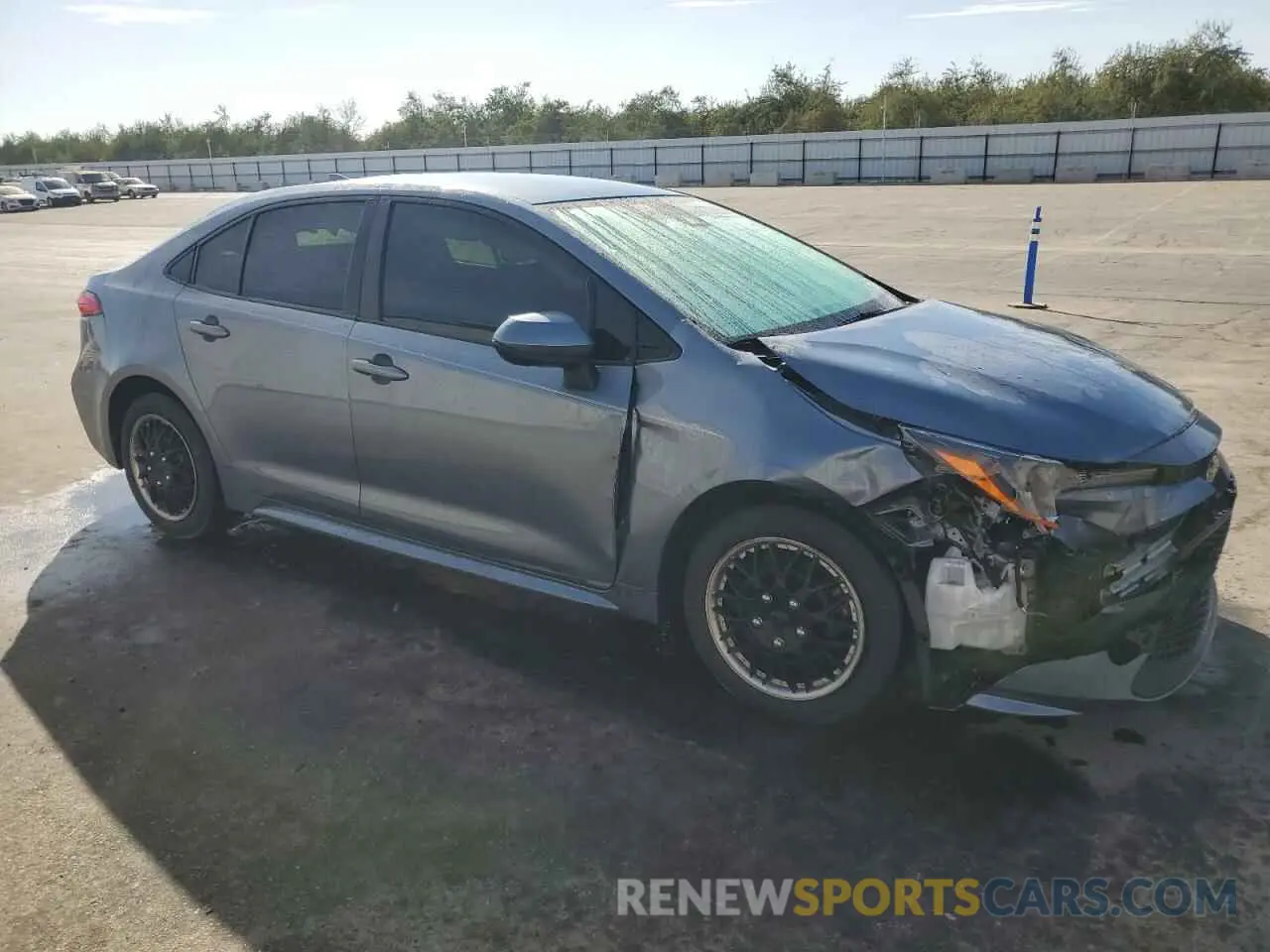 4 fotografías del automóvil dañado JTDEPMAE0MJ127978 TOYOTA COROLLA 2021