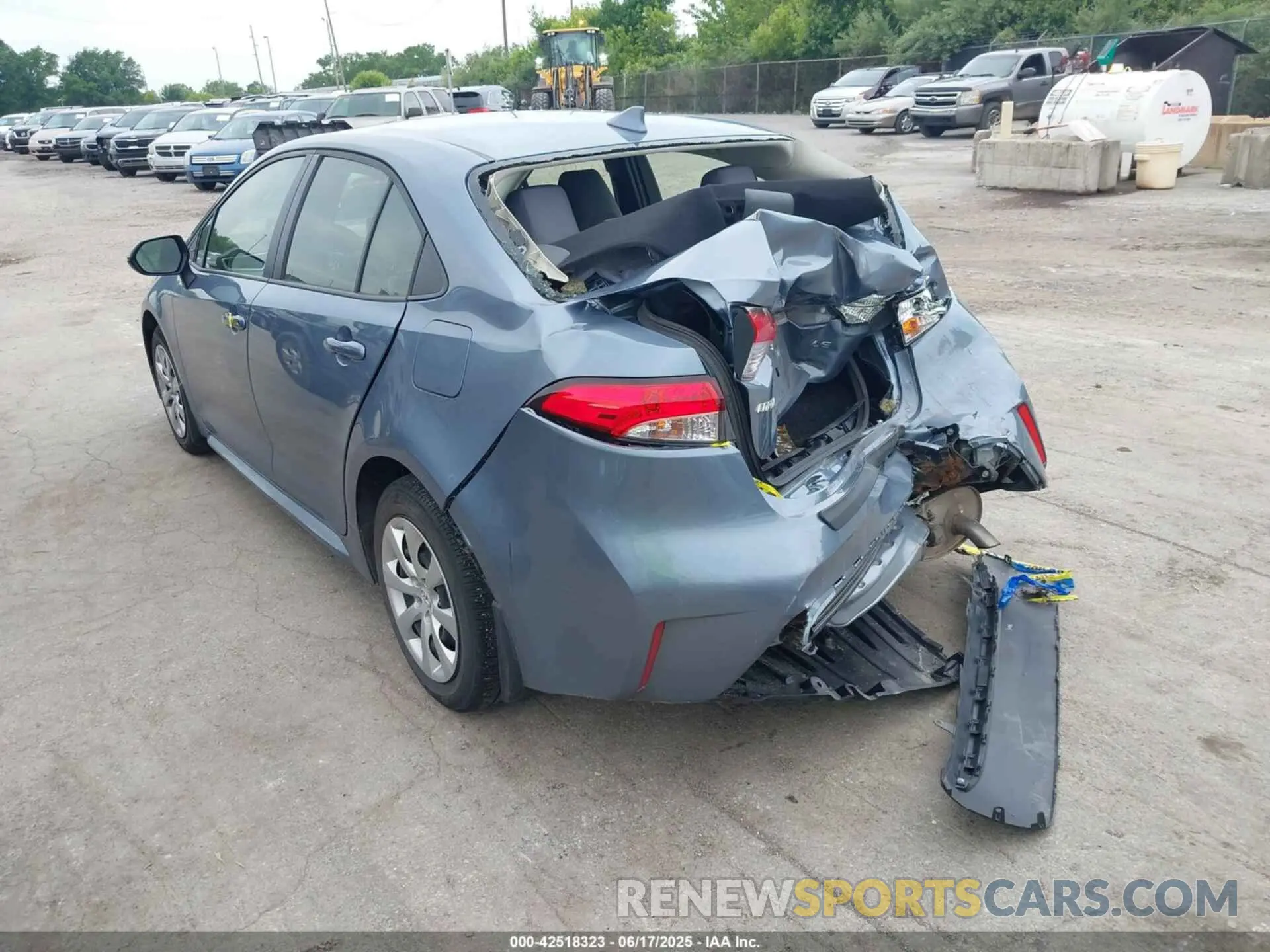 3 fotografías del automóvil dañado JTDEPMAE0MJ129262 TOYOTA COROLLA 2021