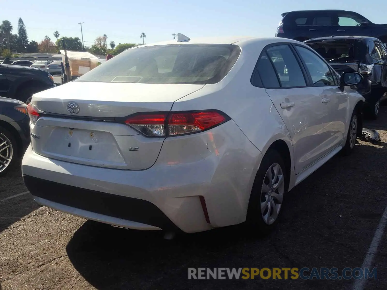 4 fotografías del automóvil dañado JTDEPMAE0MJ132372 TOYOTA COROLLA 2021