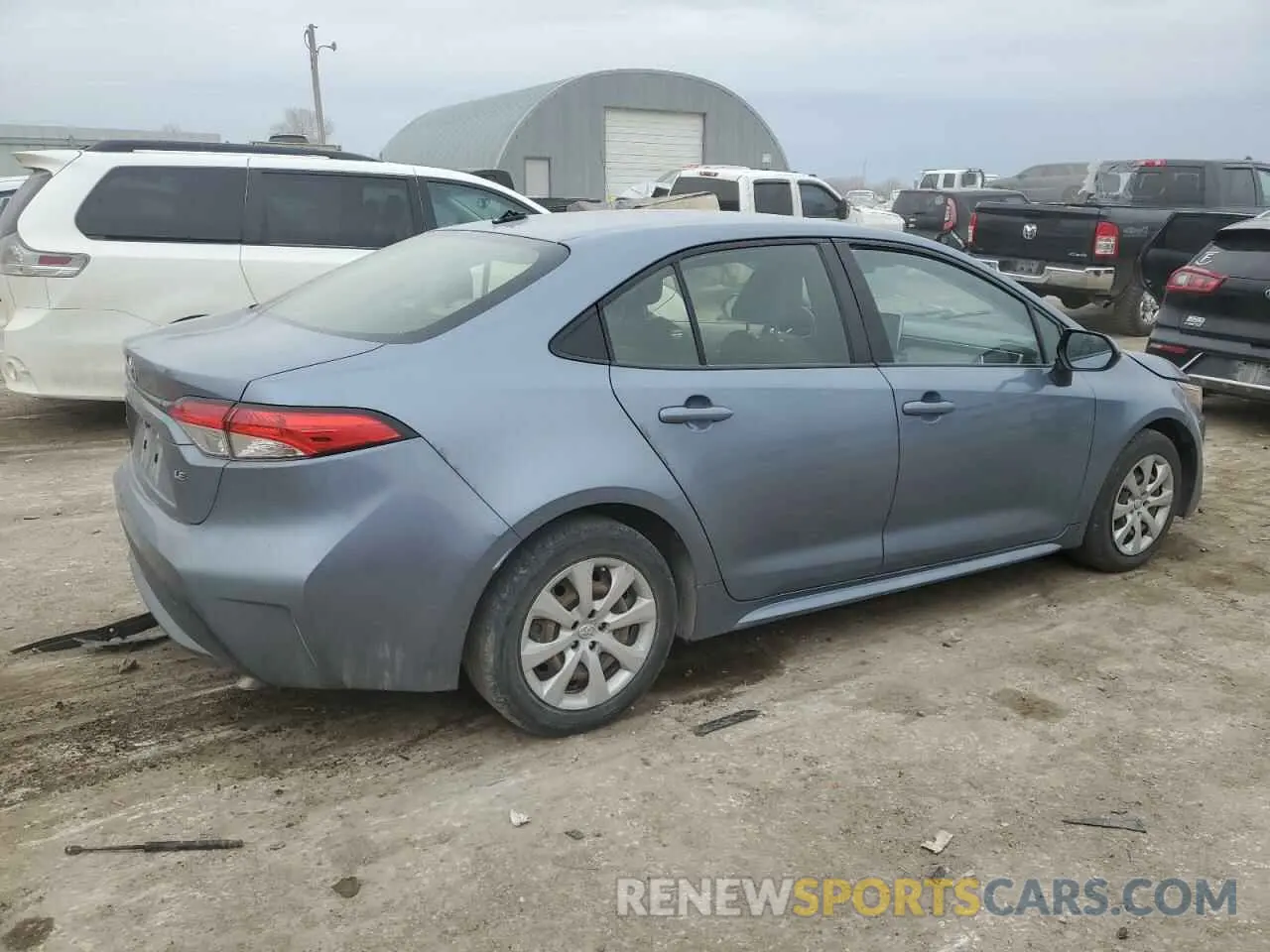 3 fotografías del automóvil dañado JTDEPMAE0MJ149544 TOYOTA COROLLA 2021
