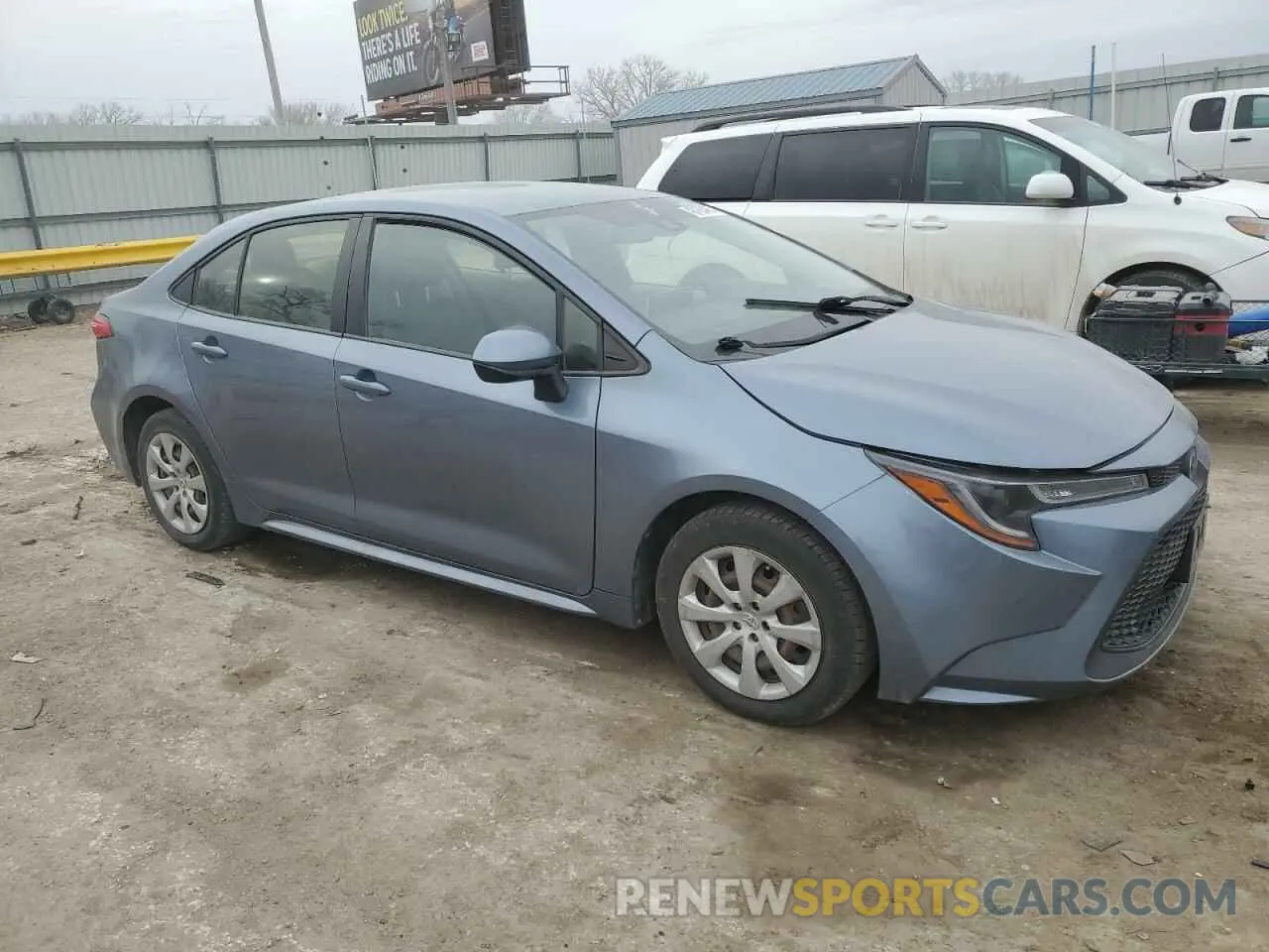 4 fotografías del automóvil dañado JTDEPMAE0MJ149544 TOYOTA COROLLA 2021