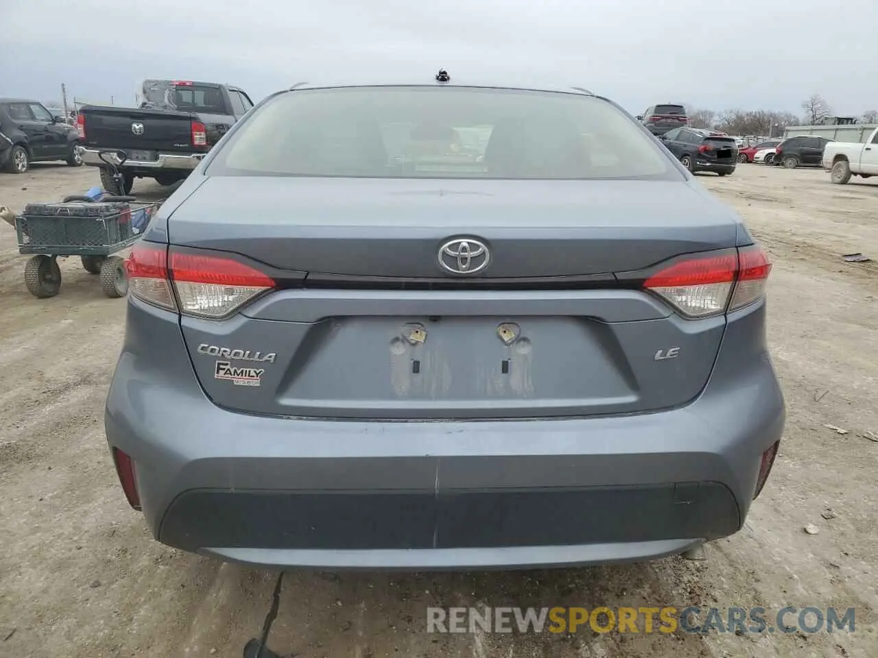 6 fotografías del automóvil dañado JTDEPMAE0MJ149544 TOYOTA COROLLA 2021