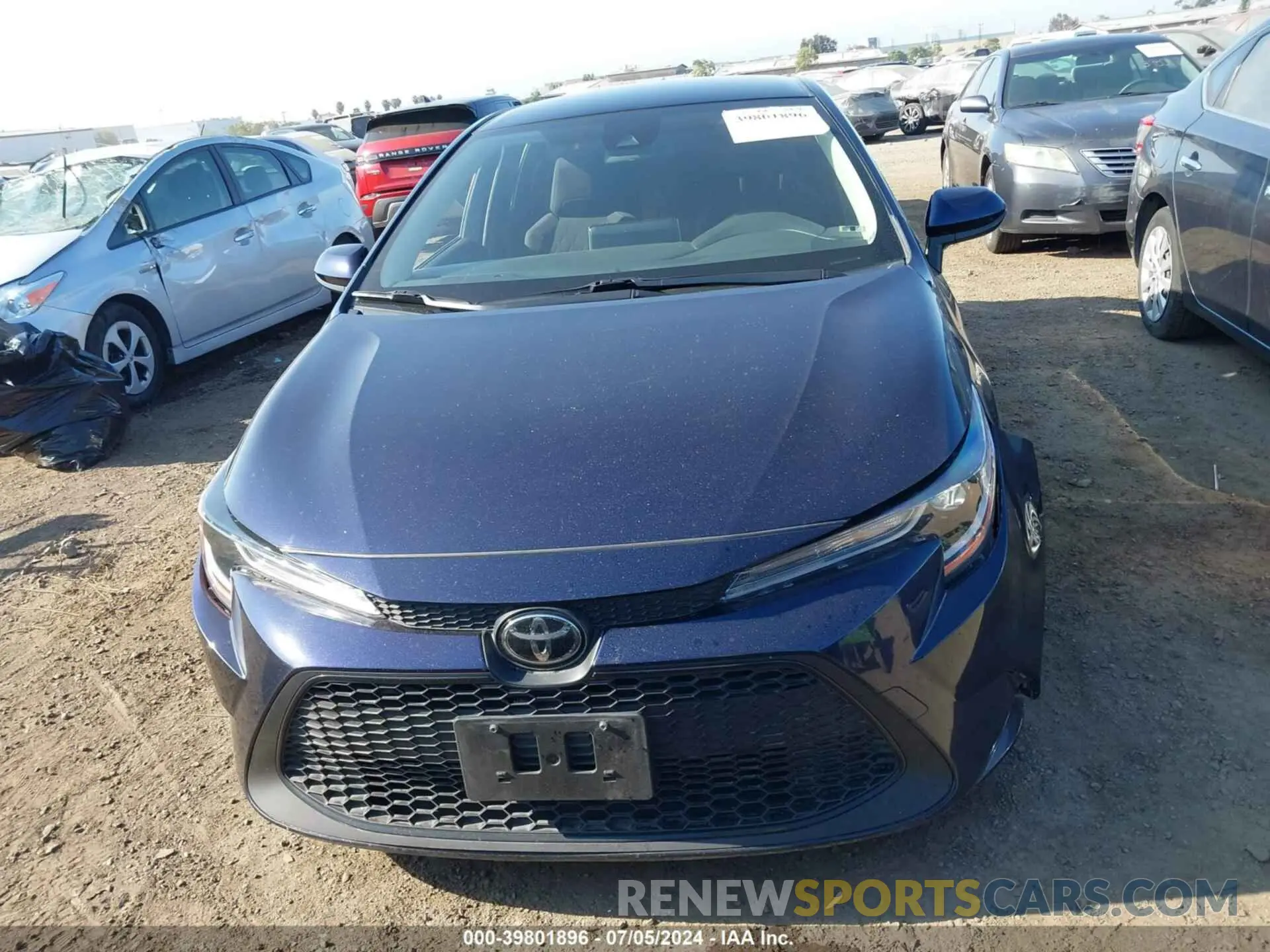 12 fotografías del automóvil dañado JTDEPMAE0MJ150113 TOYOTA COROLLA 2021