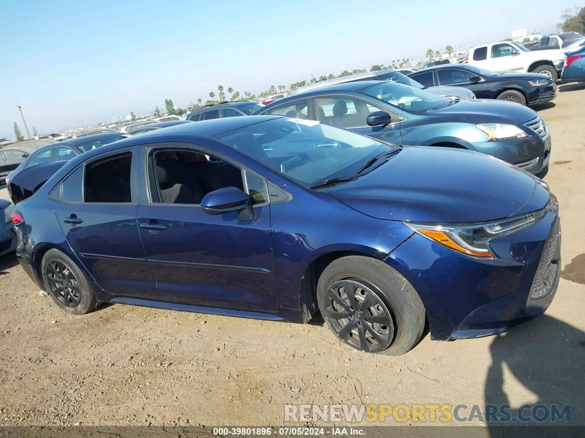 13 fotografías del automóvil dañado JTDEPMAE0MJ150113 TOYOTA COROLLA 2021