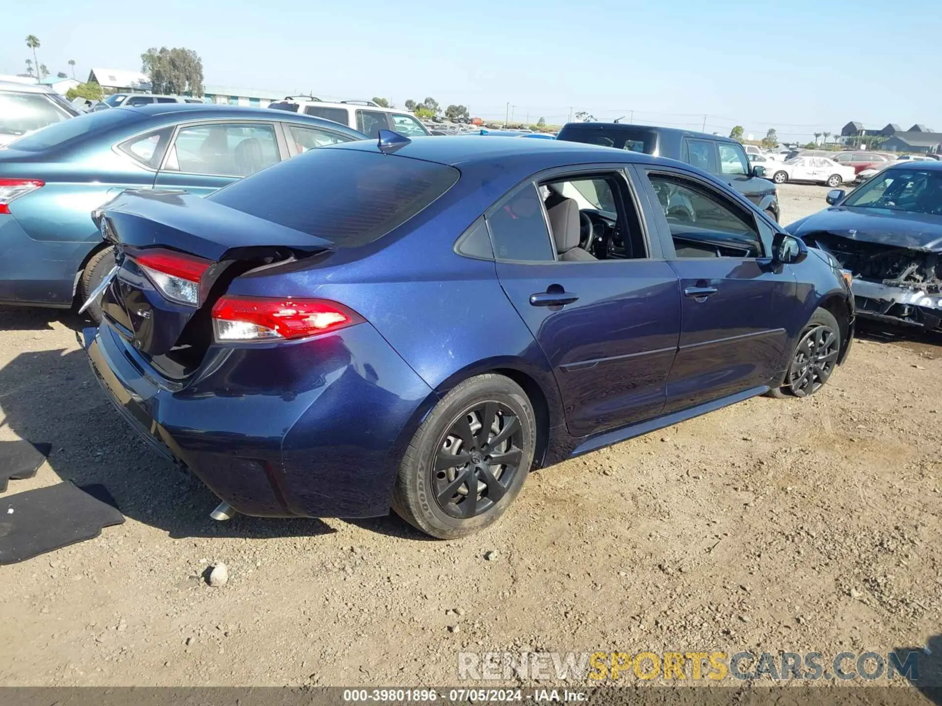 4 fotografías del automóvil dañado JTDEPMAE0MJ150113 TOYOTA COROLLA 2021