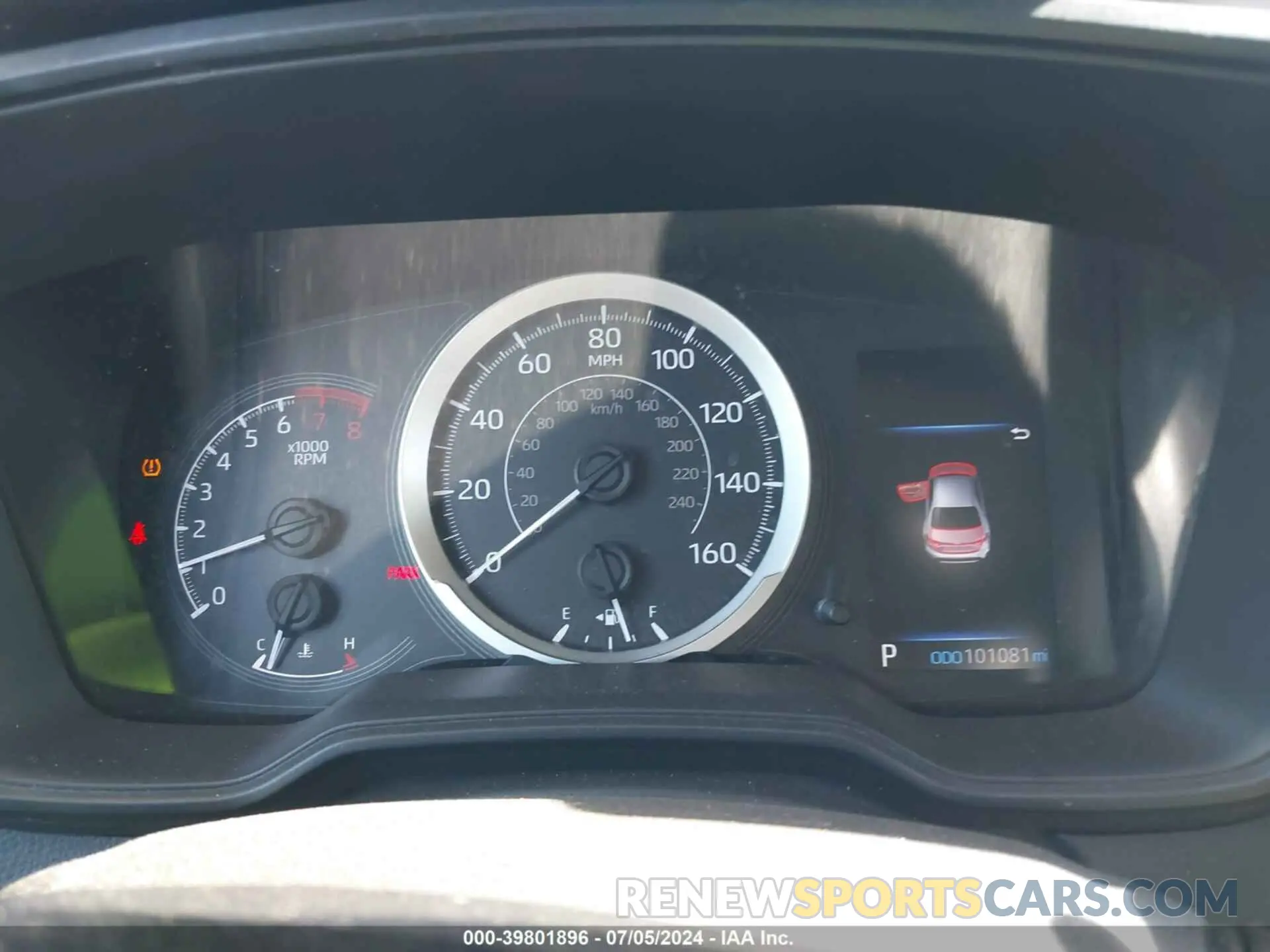 7 fotografías del automóvil dañado JTDEPMAE0MJ150113 TOYOTA COROLLA 2021