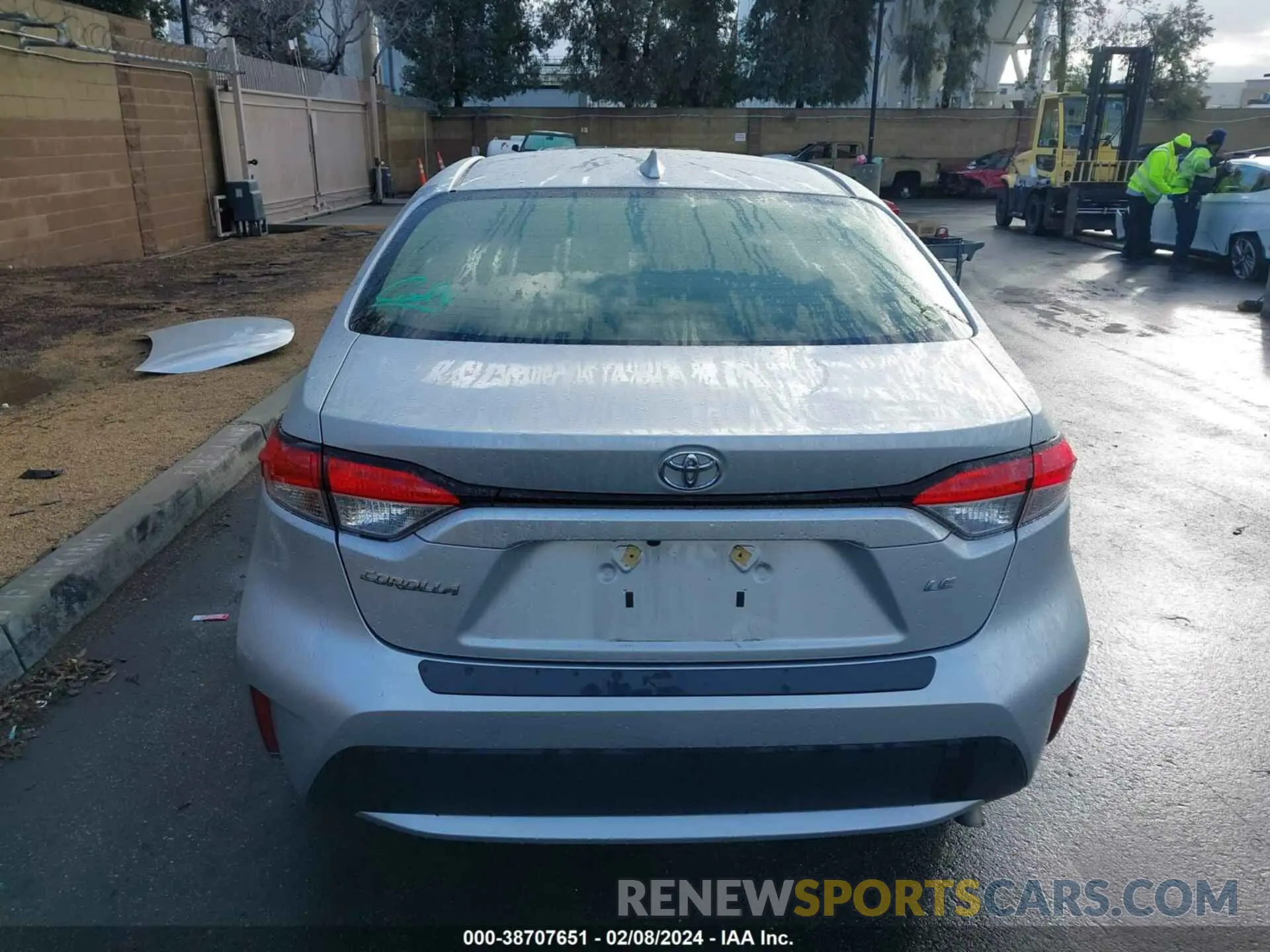 17 fotografías del automóvil dañado JTDEPMAE0MJ152315 TOYOTA COROLLA 2021