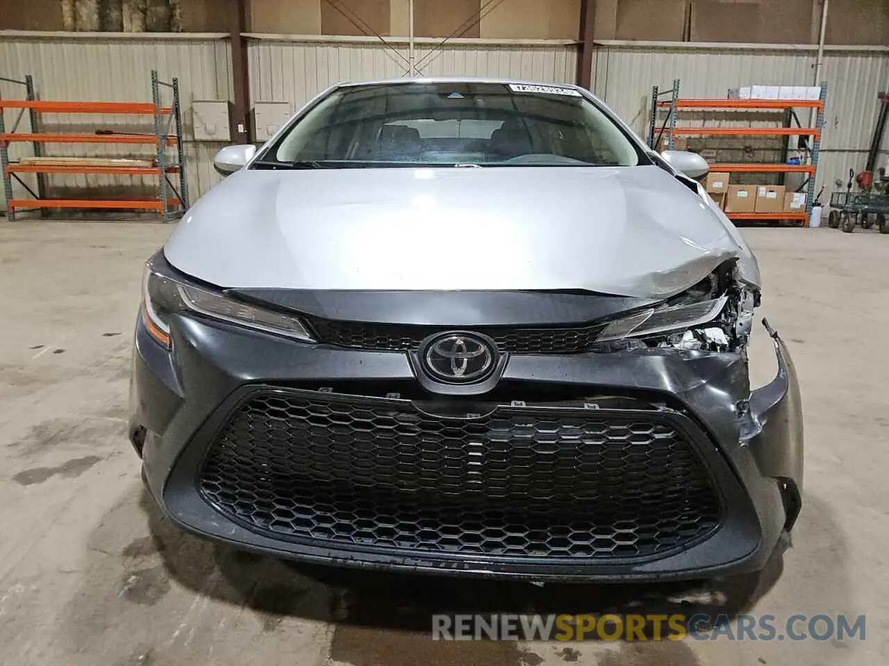 5 fotografías del automóvil dañado JTDEPMAE0MJ153397 TOYOTA COROLLA 2021