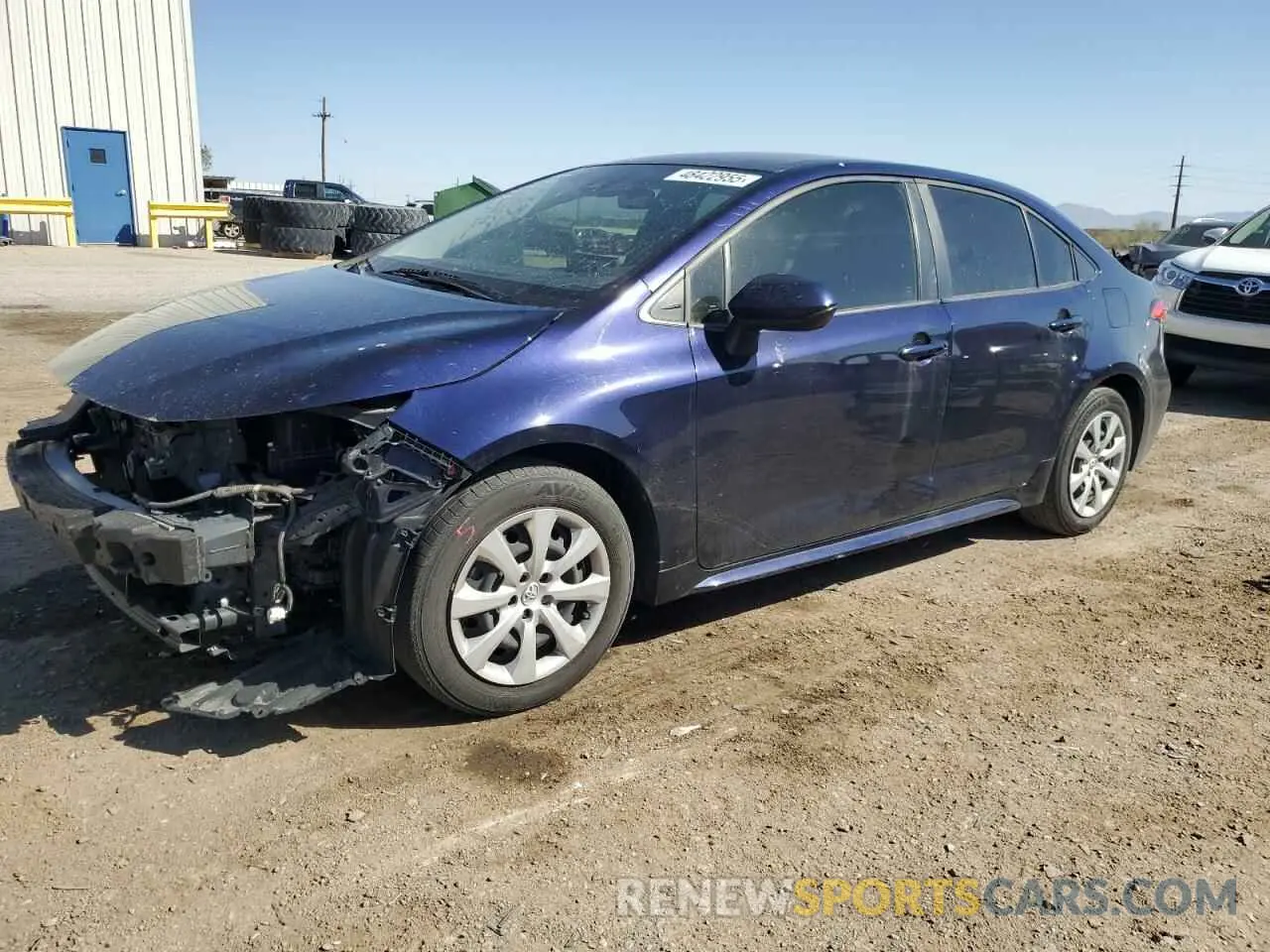 1 fotografías del automóvil dañado JTDEPMAE0MJ154307 TOYOTA COROLLA 2021