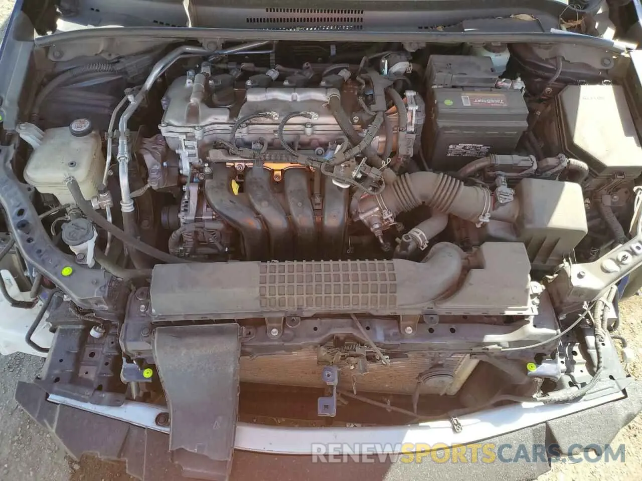 11 fotografías del automóvil dañado JTDEPMAE0MJ154307 TOYOTA COROLLA 2021