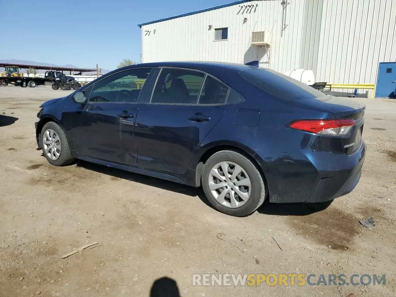 2 fotografías del automóvil dañado JTDEPMAE0MJ154307 TOYOTA COROLLA 2021