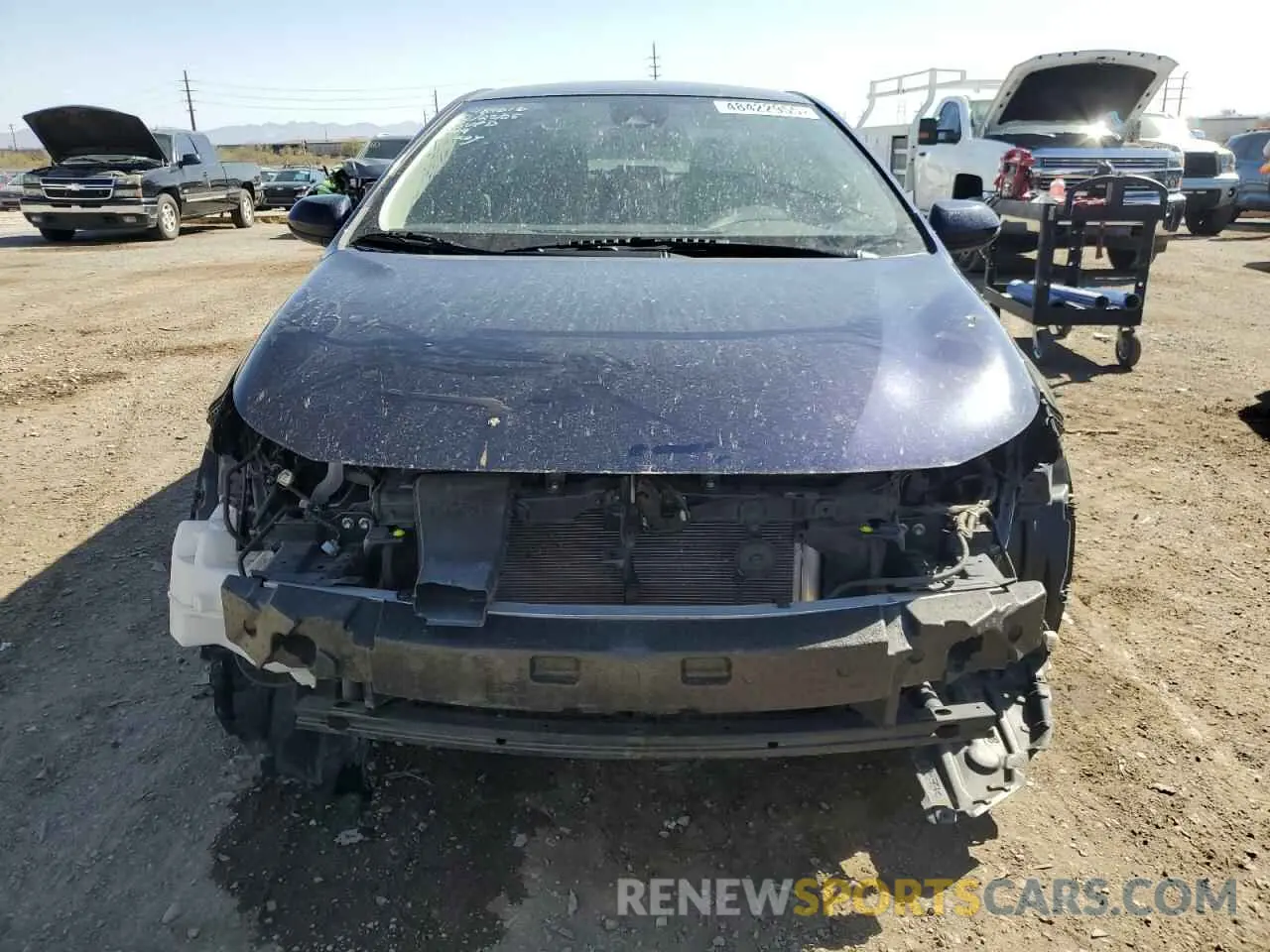 5 fotografías del automóvil dañado JTDEPMAE0MJ154307 TOYOTA COROLLA 2021
