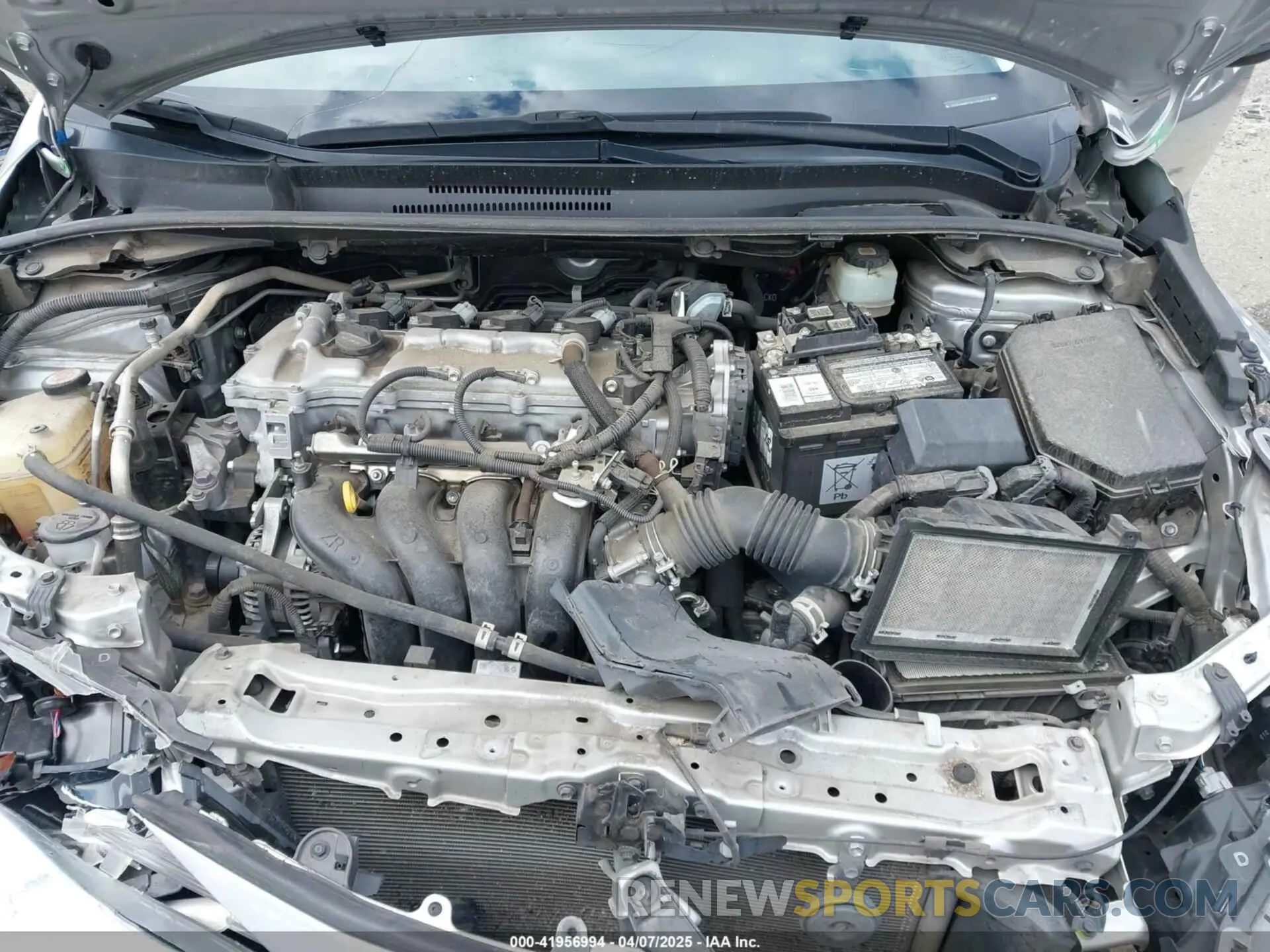 10 fotografías del automóvil dañado JTDEPMAE0MJ158213 TOYOTA COROLLA 2021