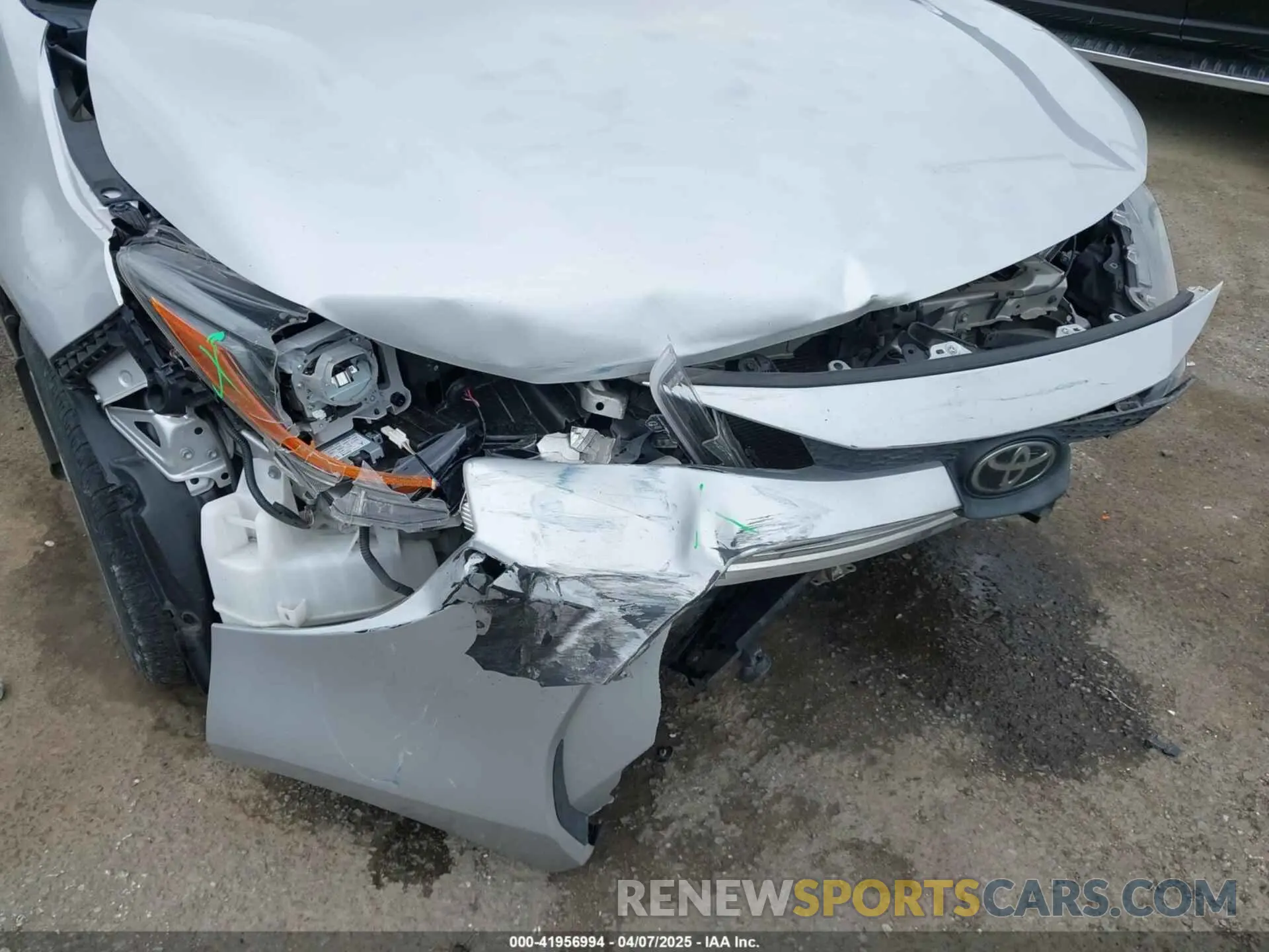 6 fotografías del automóvil dañado JTDEPMAE0MJ158213 TOYOTA COROLLA 2021