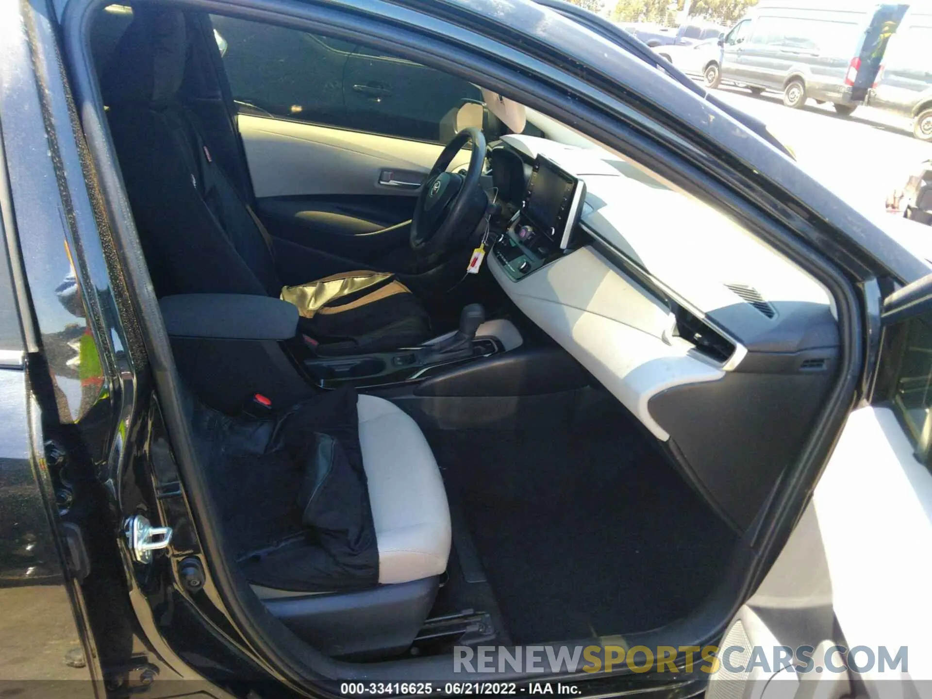 5 fotografías del automóvil dañado JTDEPMAE0MJ163413 TOYOTA COROLLA 2021