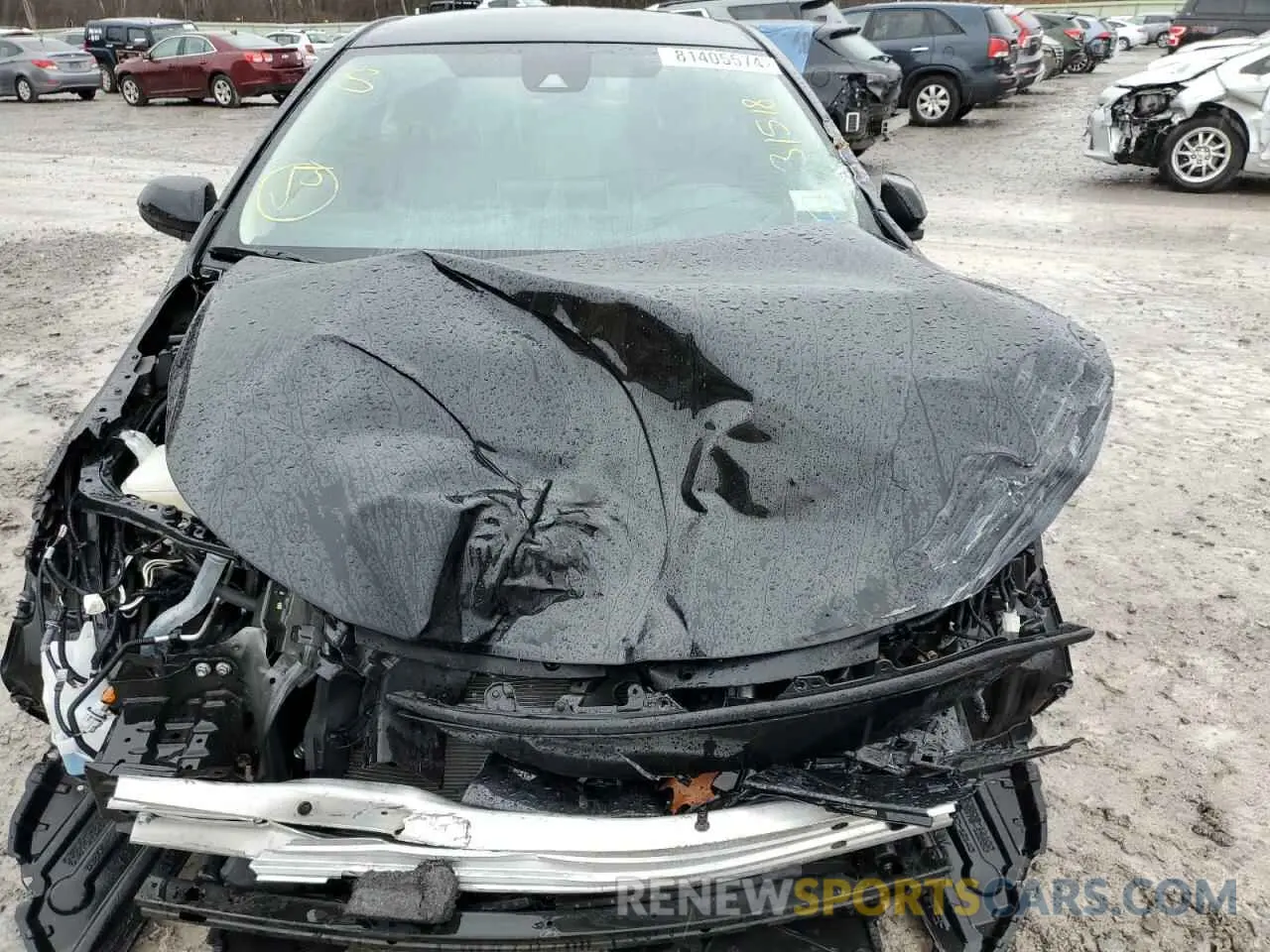 11 fotografías del automóvil dañado JTDEPMAE0MJ181717 TOYOTA COROLLA 2021