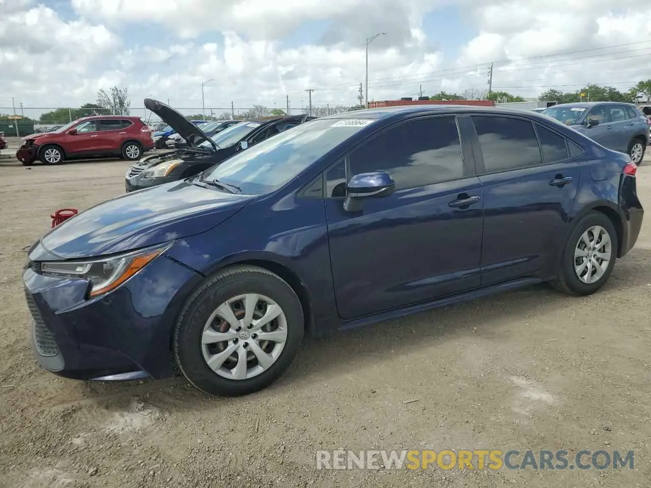 1 fotografías del automóvil dañado JTDEPMAE0MJ183466 TOYOTA COROLLA 2021