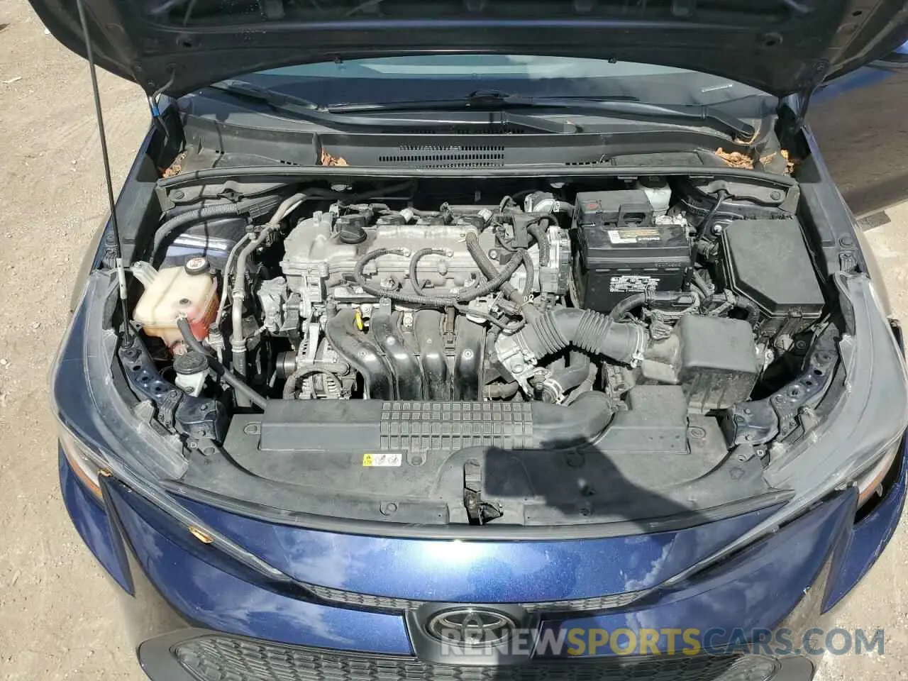 11 fotografías del automóvil dañado JTDEPMAE0MJ183466 TOYOTA COROLLA 2021