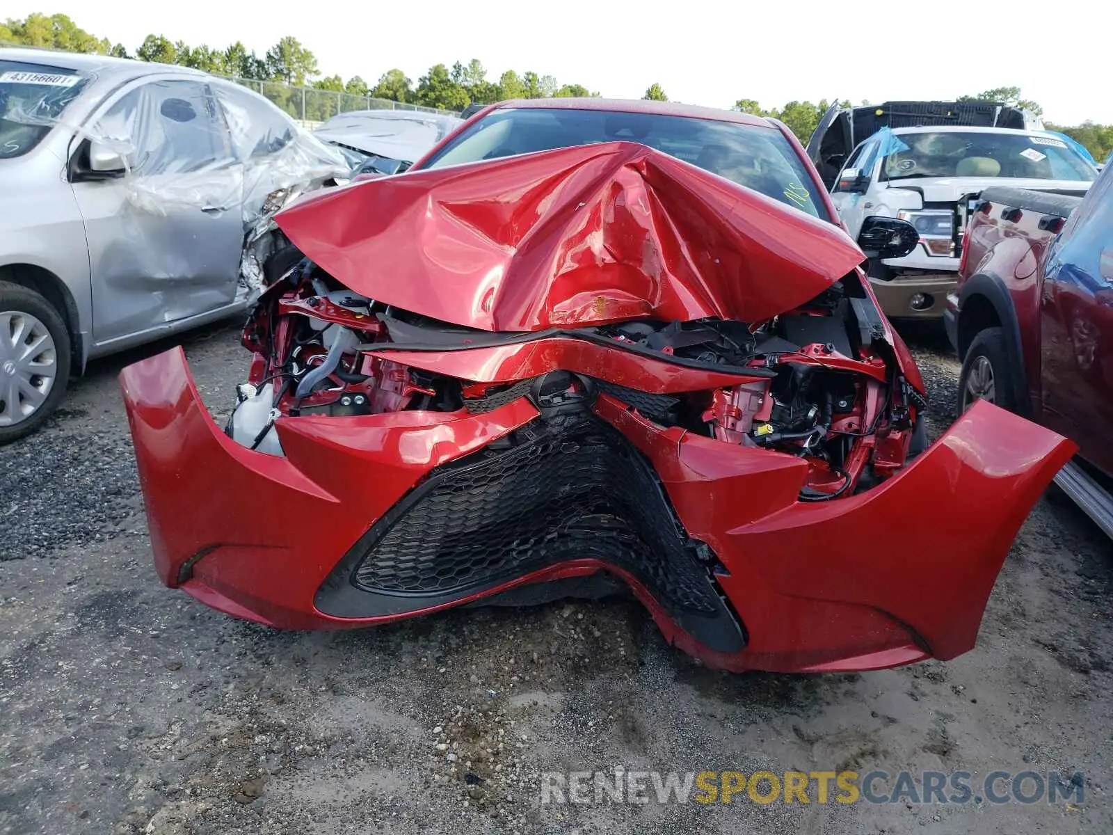 7 fotografías del automóvil dañado JTDEPMAE0MJ183791 TOYOTA COROLLA 2021